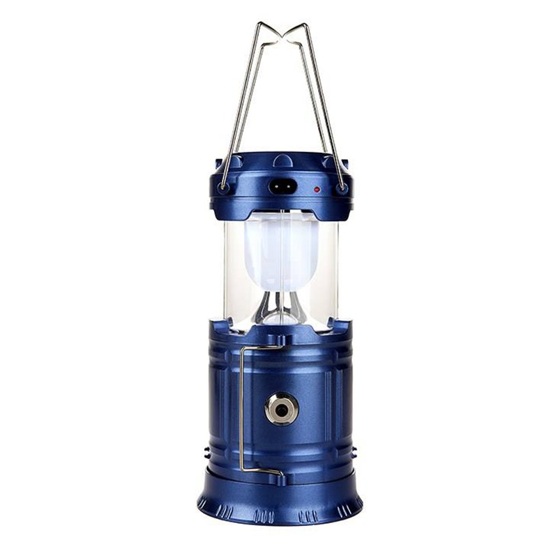 چراغ فانوسی مدل SH-5800T شارژی سرمه ای