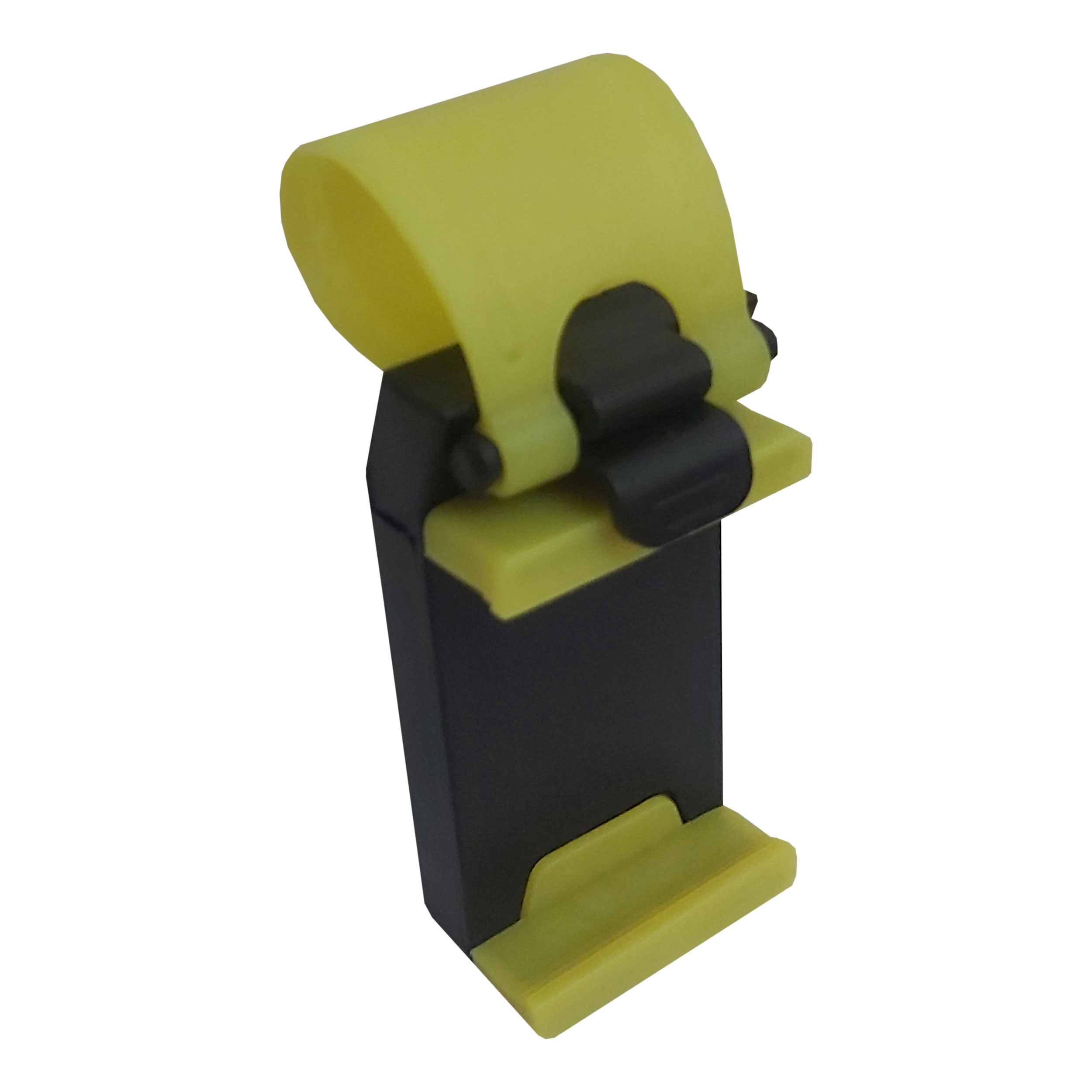  پایه نگهدارنده گوشی روی فرمان خودرو زرد فسفری