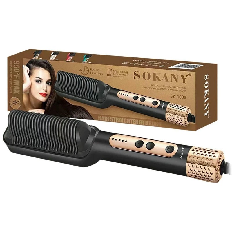 برس حرارتی مو سوکانی مدل SK-1008 مشکی