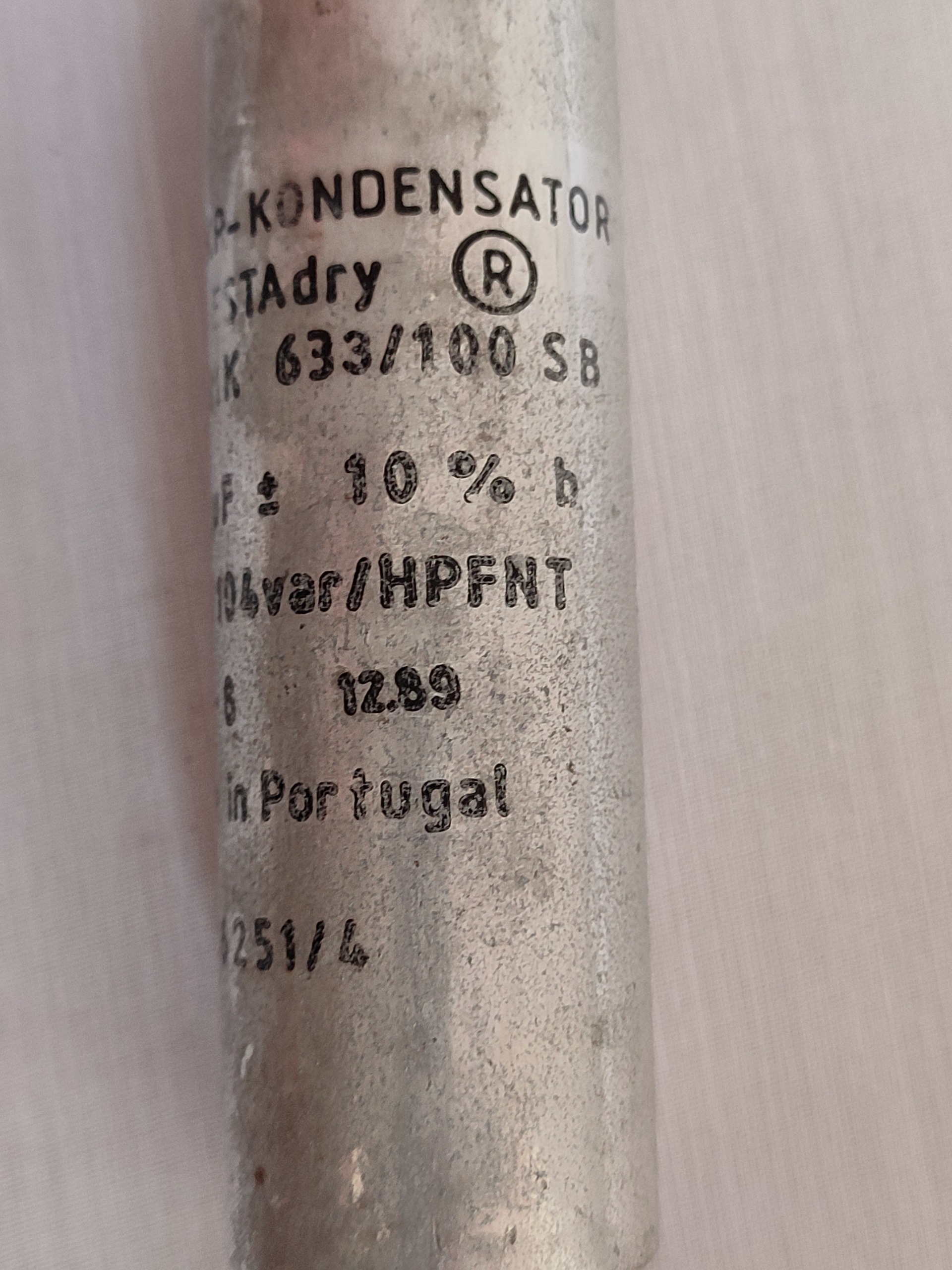 خازن خشک صنعتی MKP 33µF