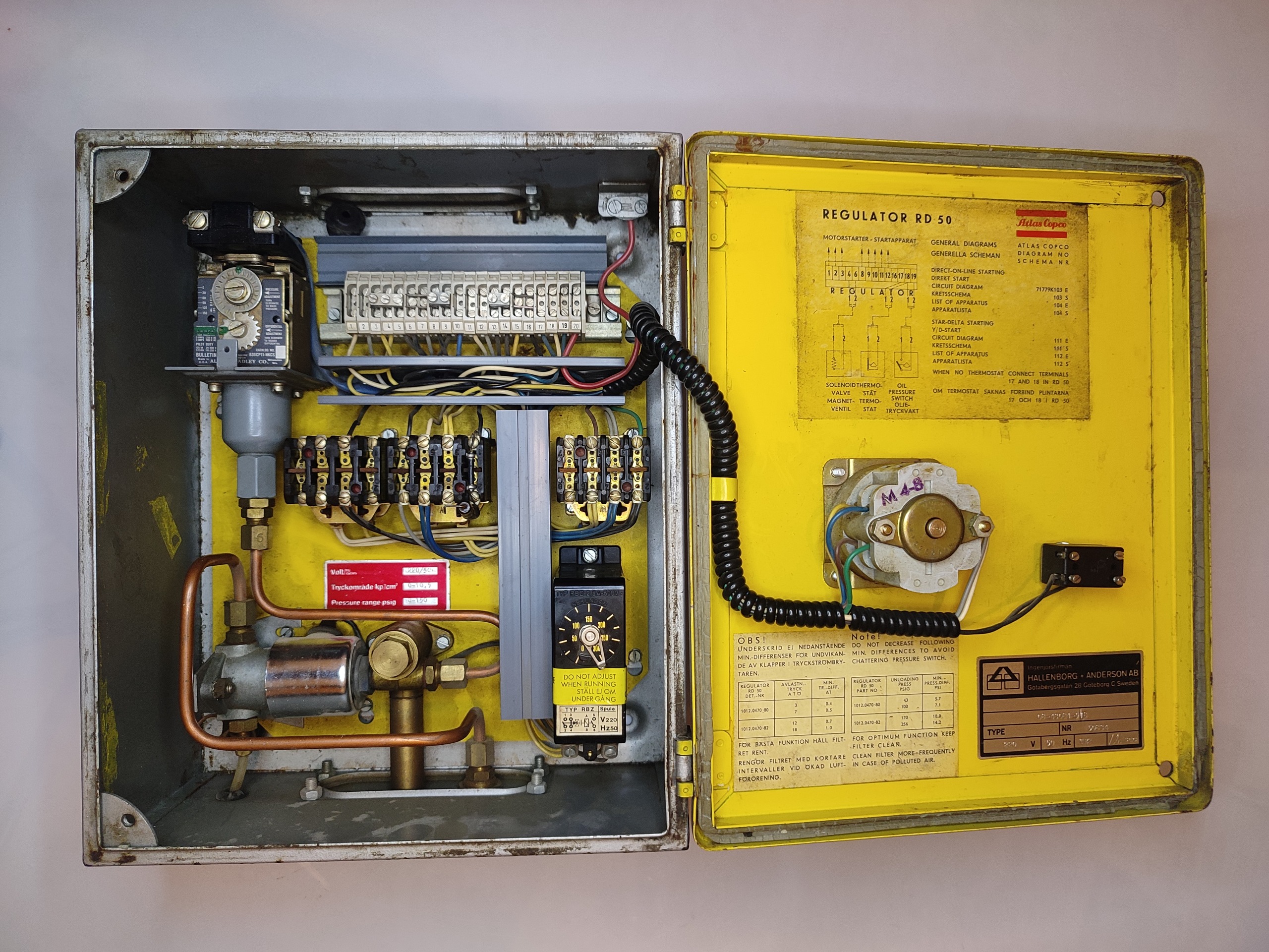 تابلو کنترل و رگولاتور صنعتی برند Atlas Copco