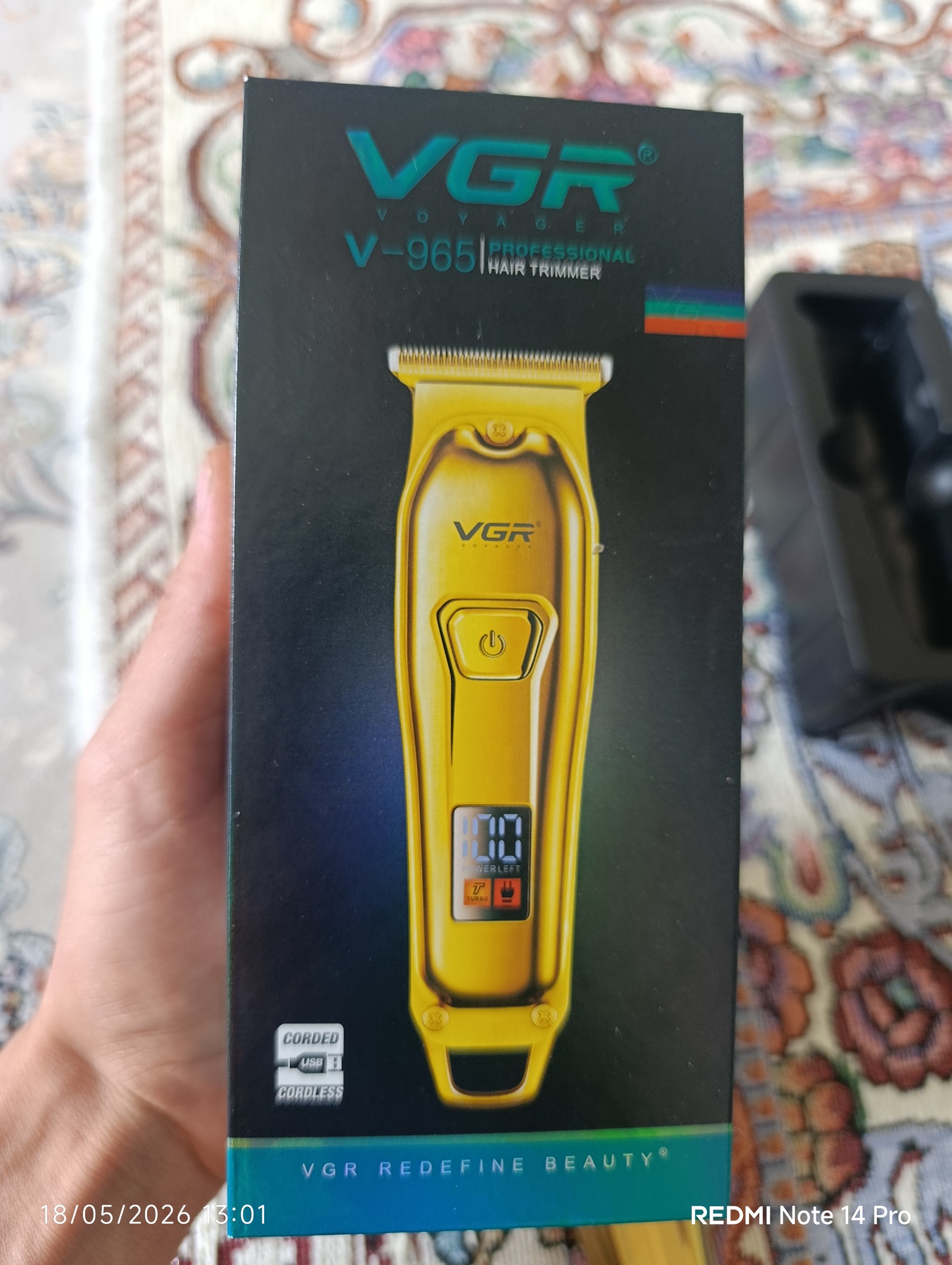 ریش تراش صفر زن VGR 965