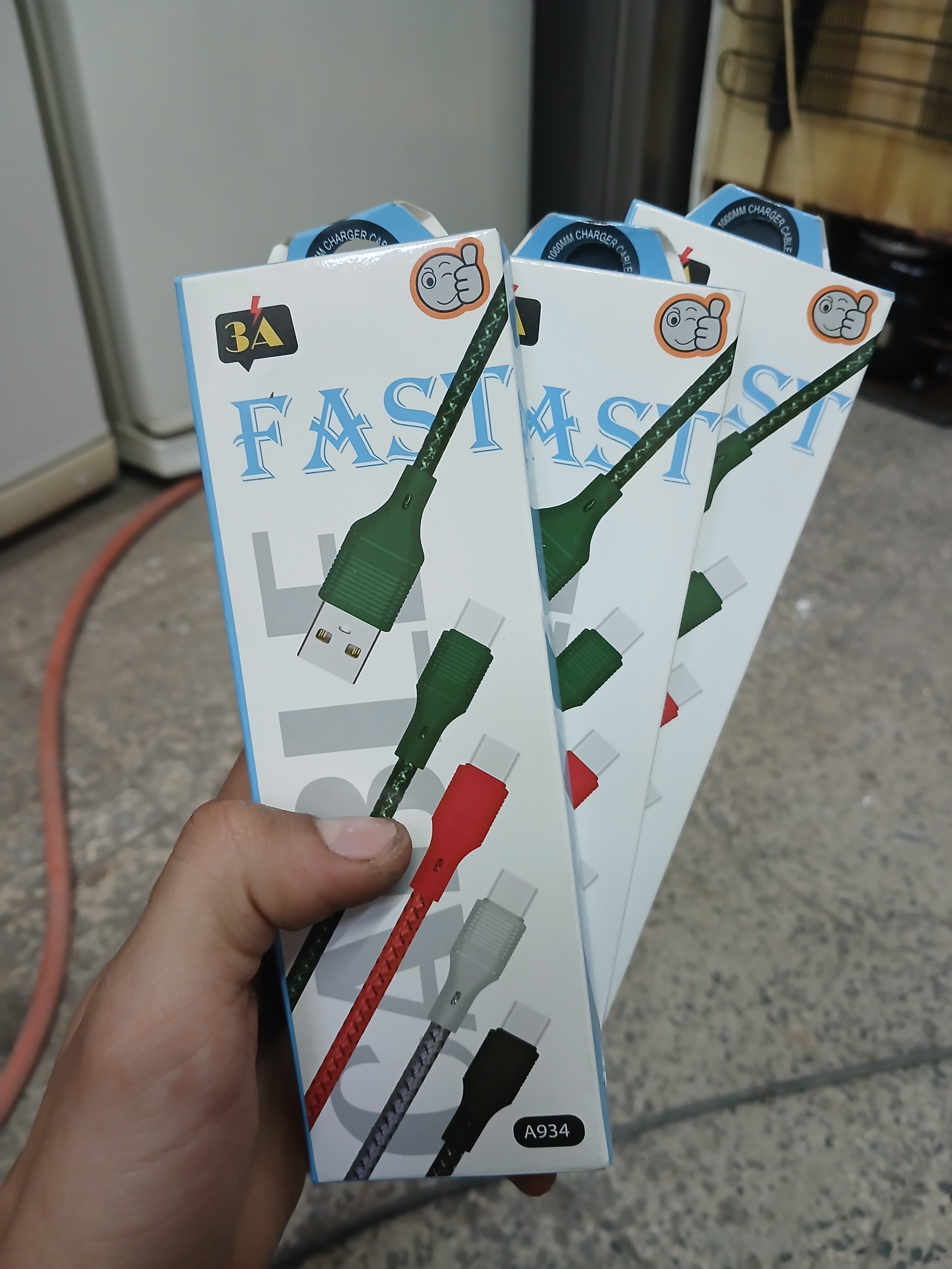 کابل شارژر تایپ سی کنفی A934