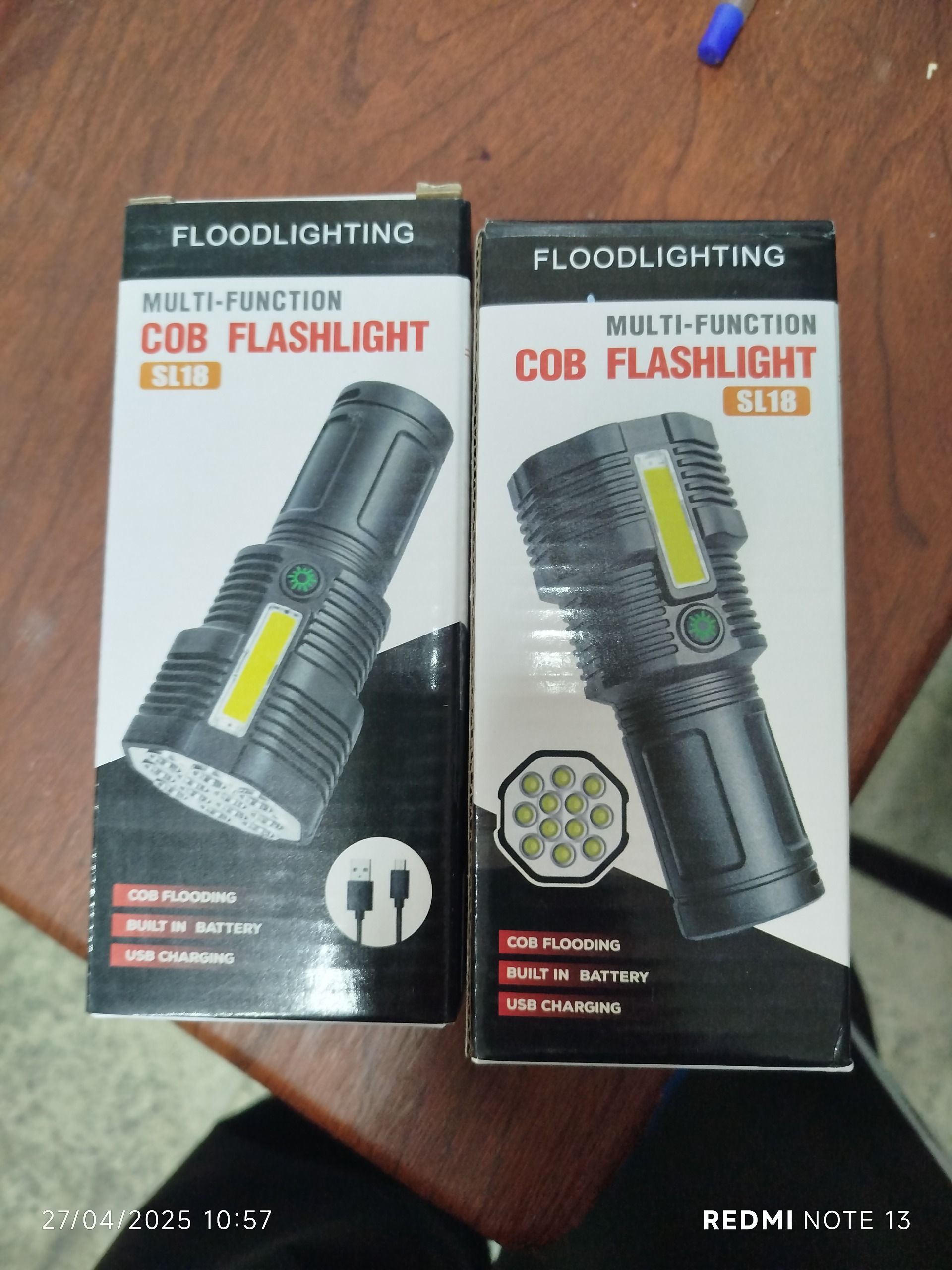 چراغ قوه دو کاره SL18