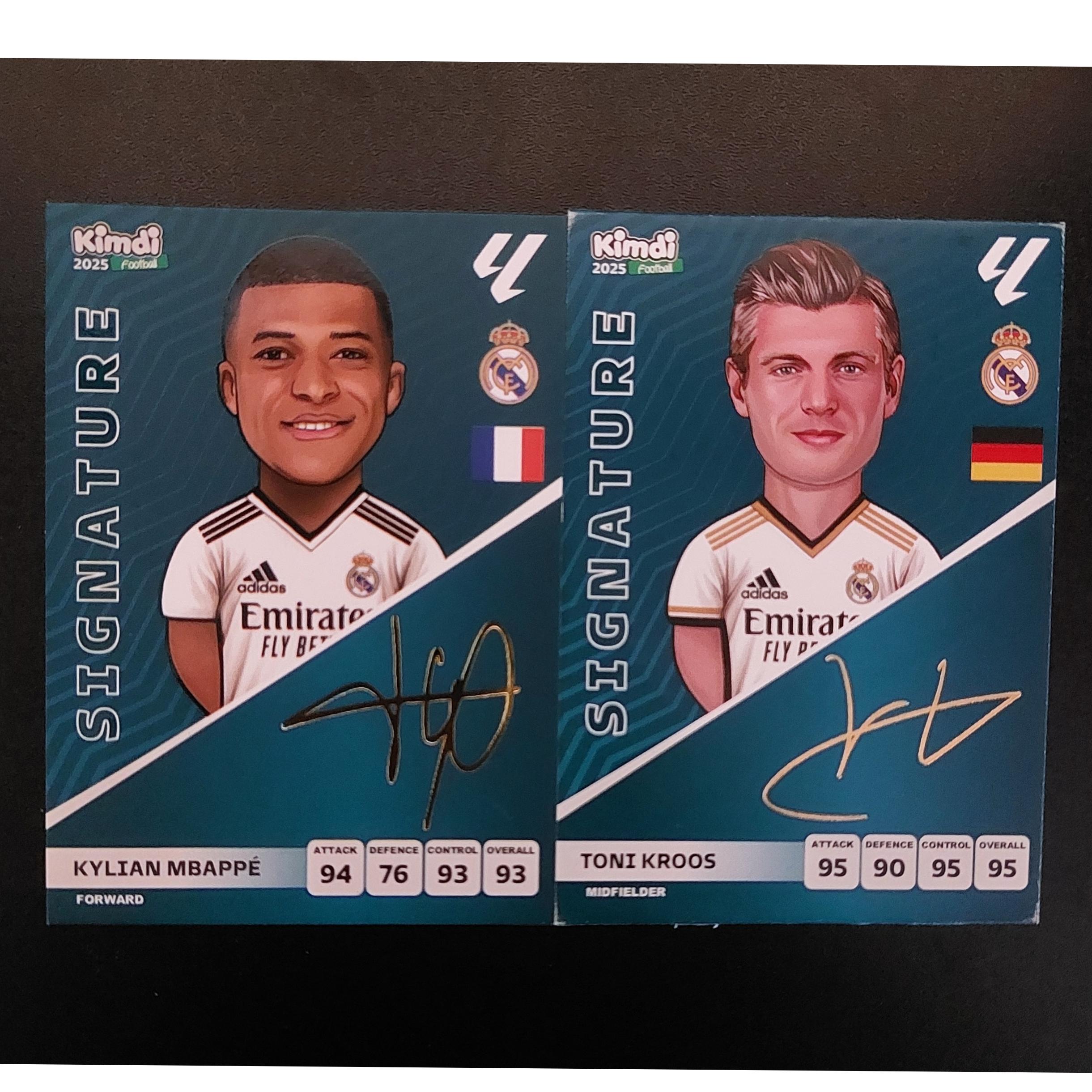 کارت کیمدی امباپه امضا و کروس امضا