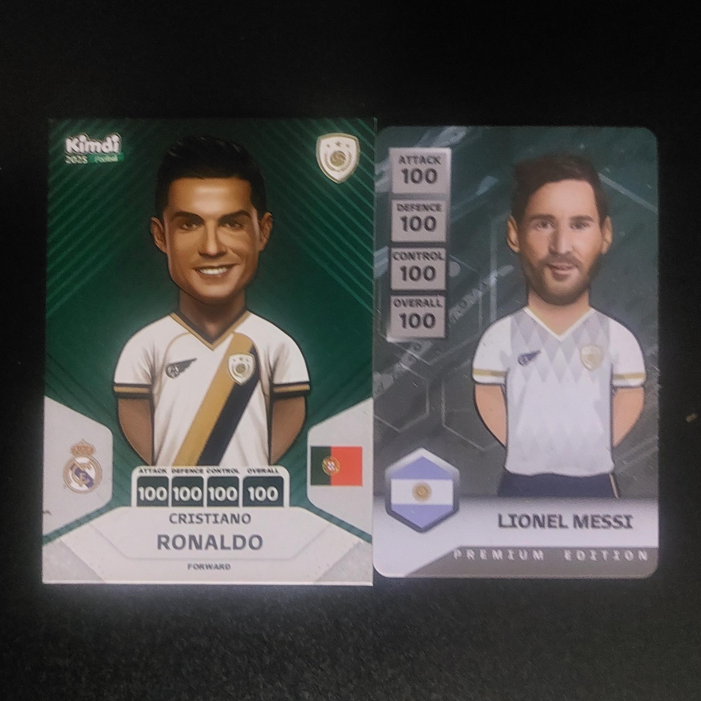 کارت کیمدی مسی و رونالدو 100 سری 2023 و 2025