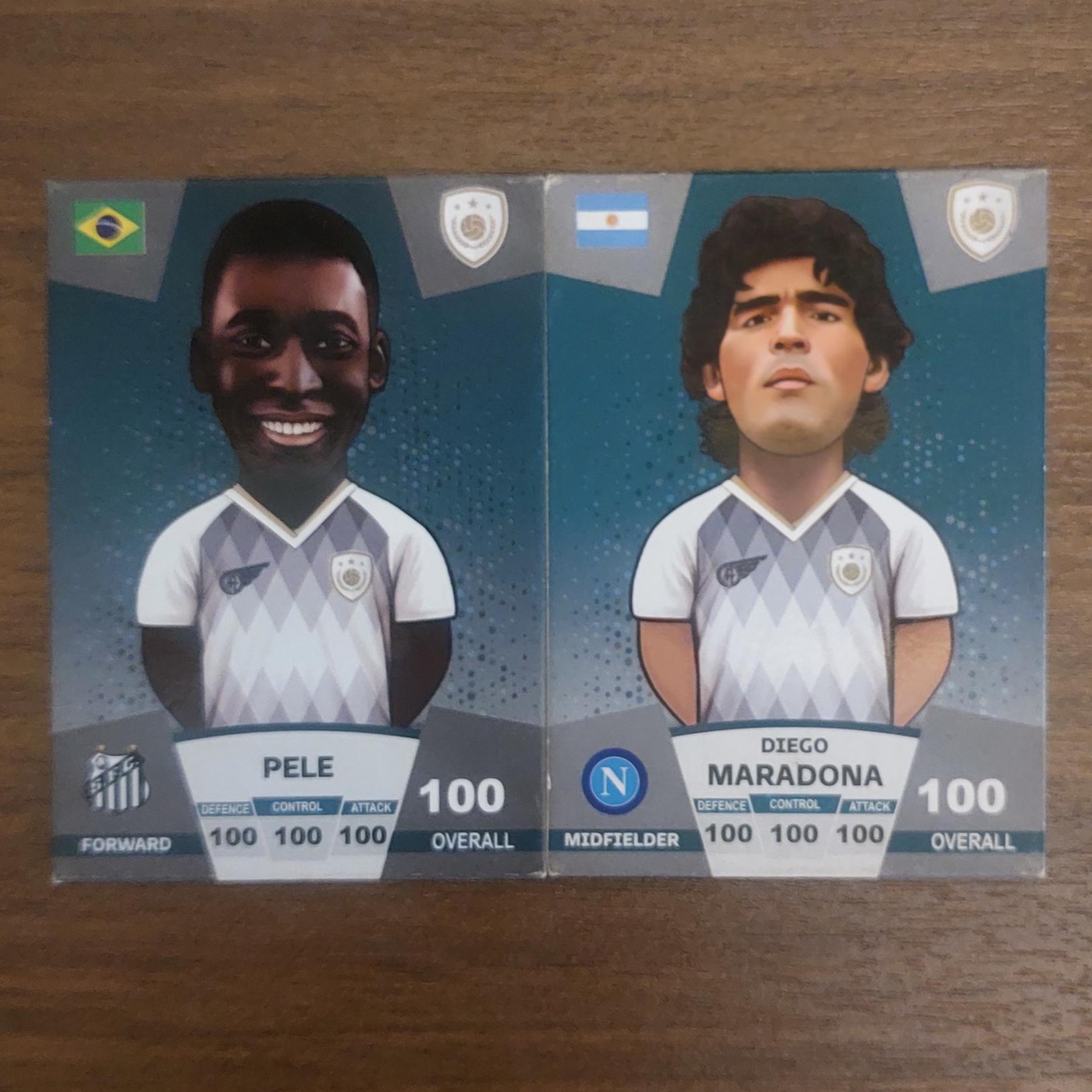 کارت کیمدی پله 100 و مارادونا 100 سری 2024