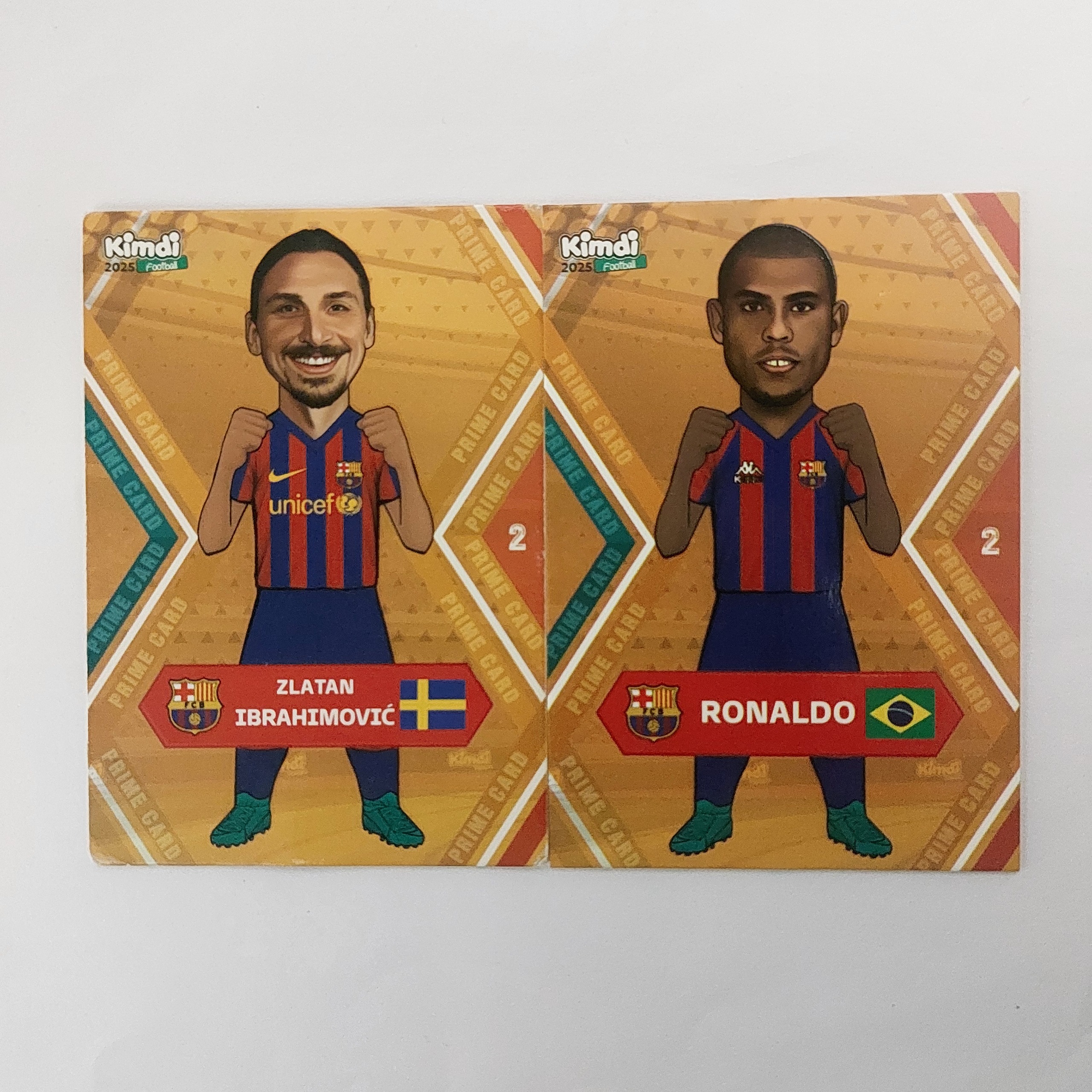 کارت کیمدی رونالدو مریخی بارسا و زلاتان بارسا