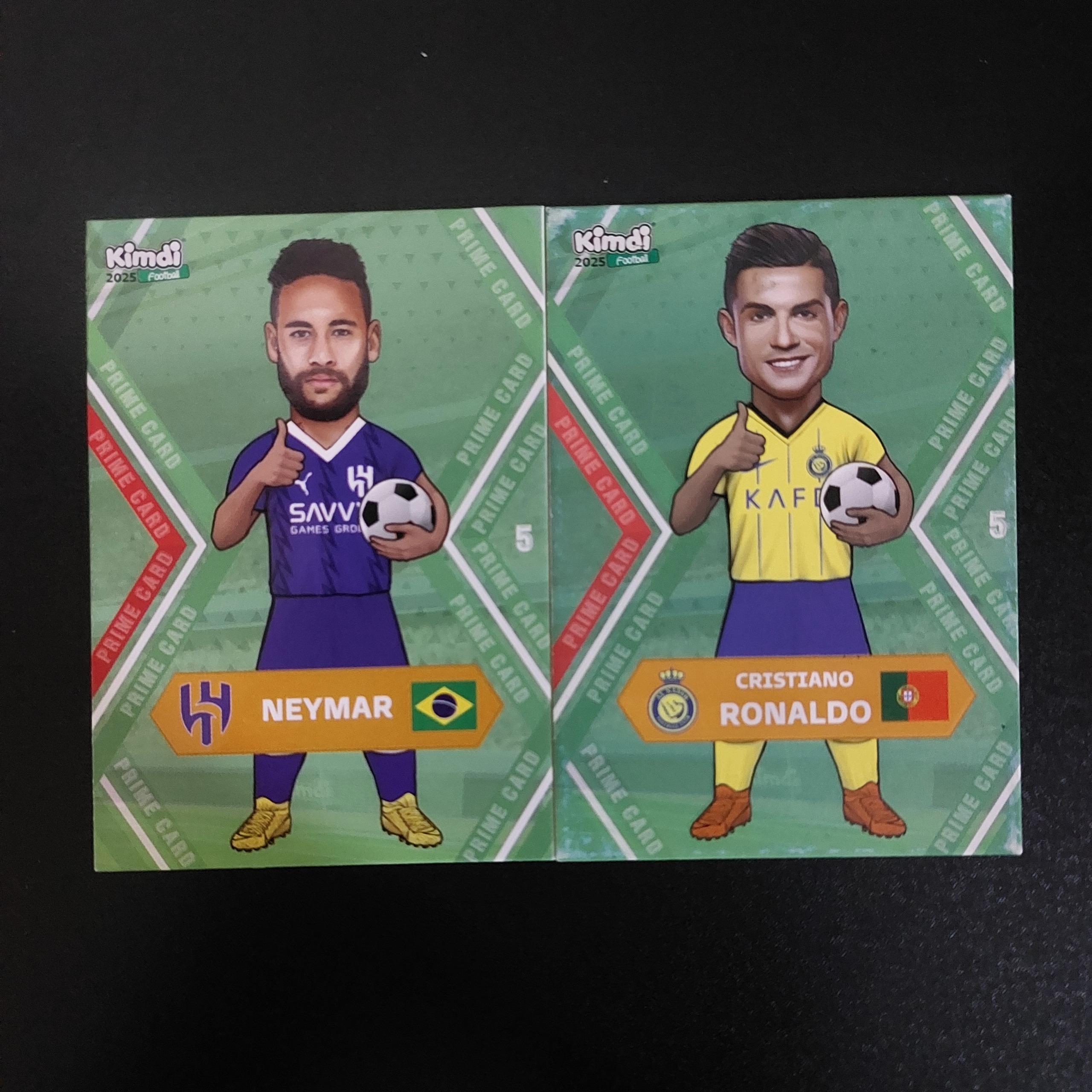 کارت کیمدی رونالدو النصر و نیمار الهلال