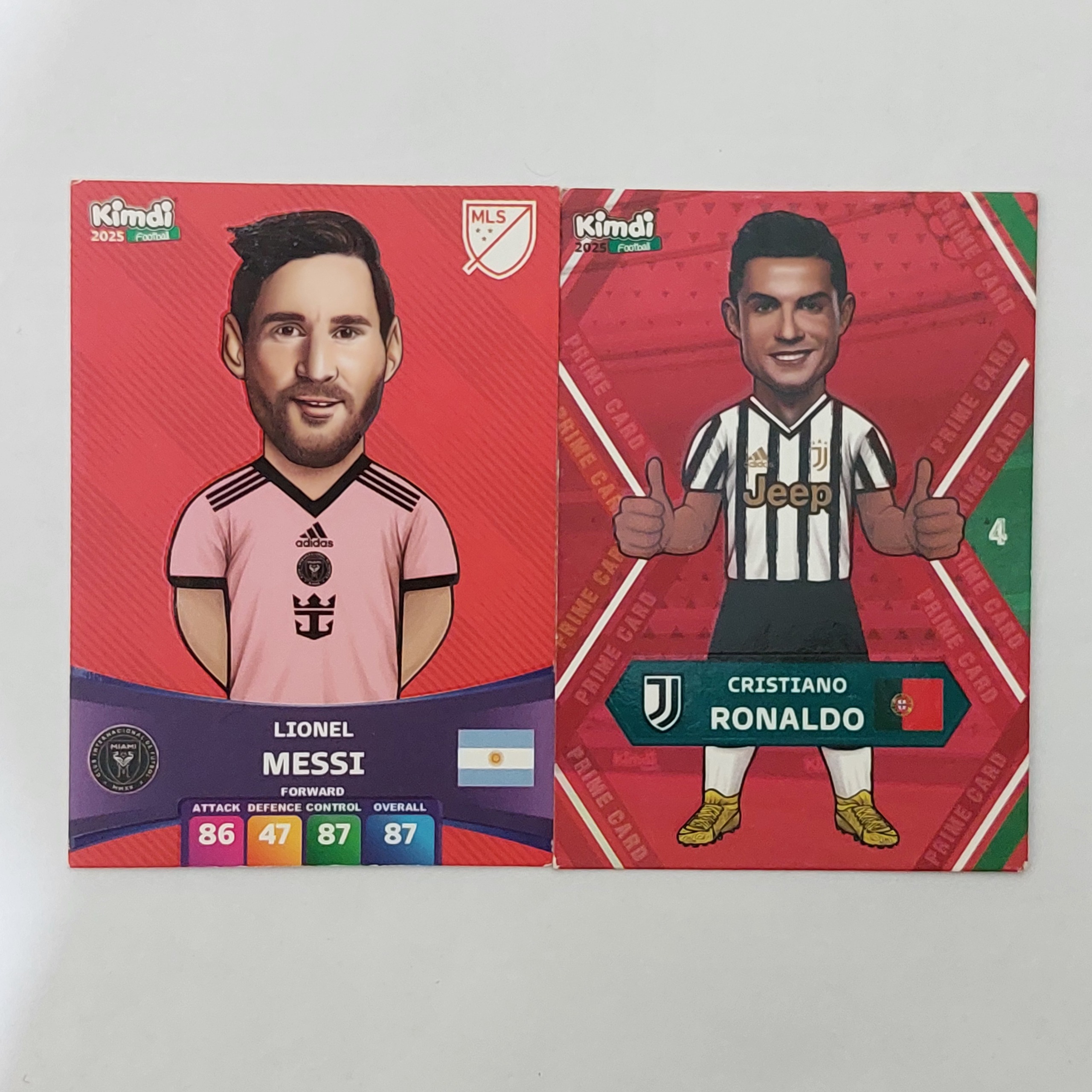 کارت کیمدی رونالدو یوونتوس و مسی بیسیک