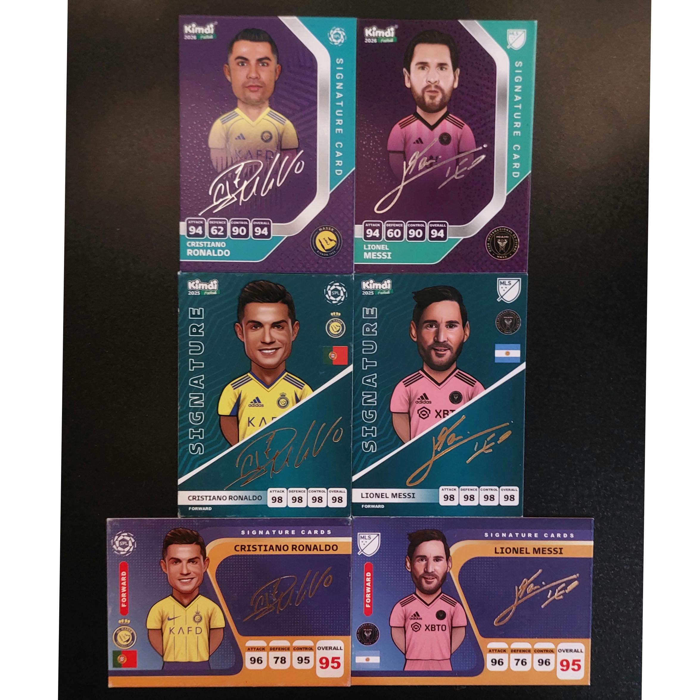 کارت کیمدی مسی و رونالدو امضا 2024 و 2025 و 2026