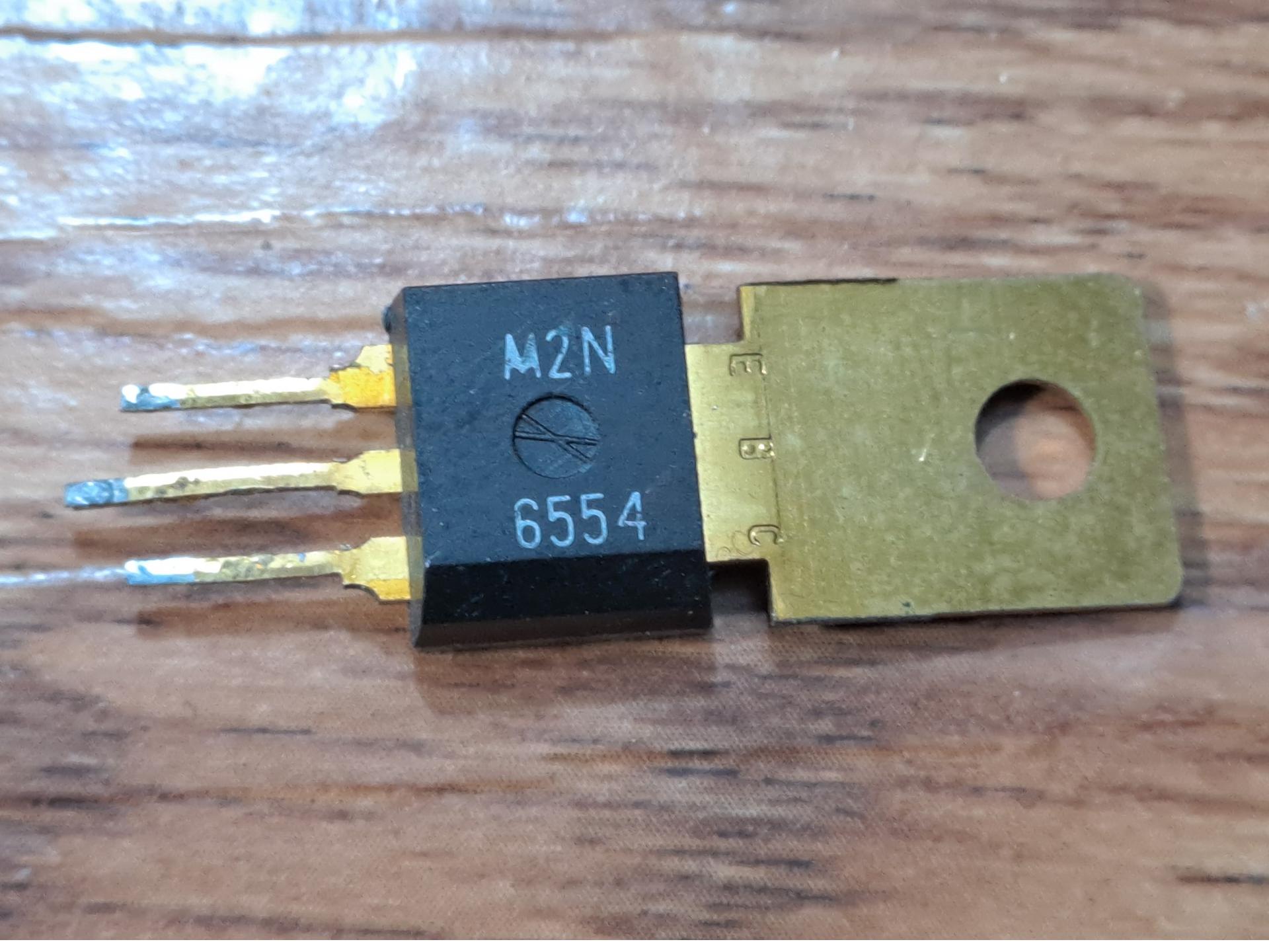 ترانزیستور 2N6554 قدیمی نایاب طلایی