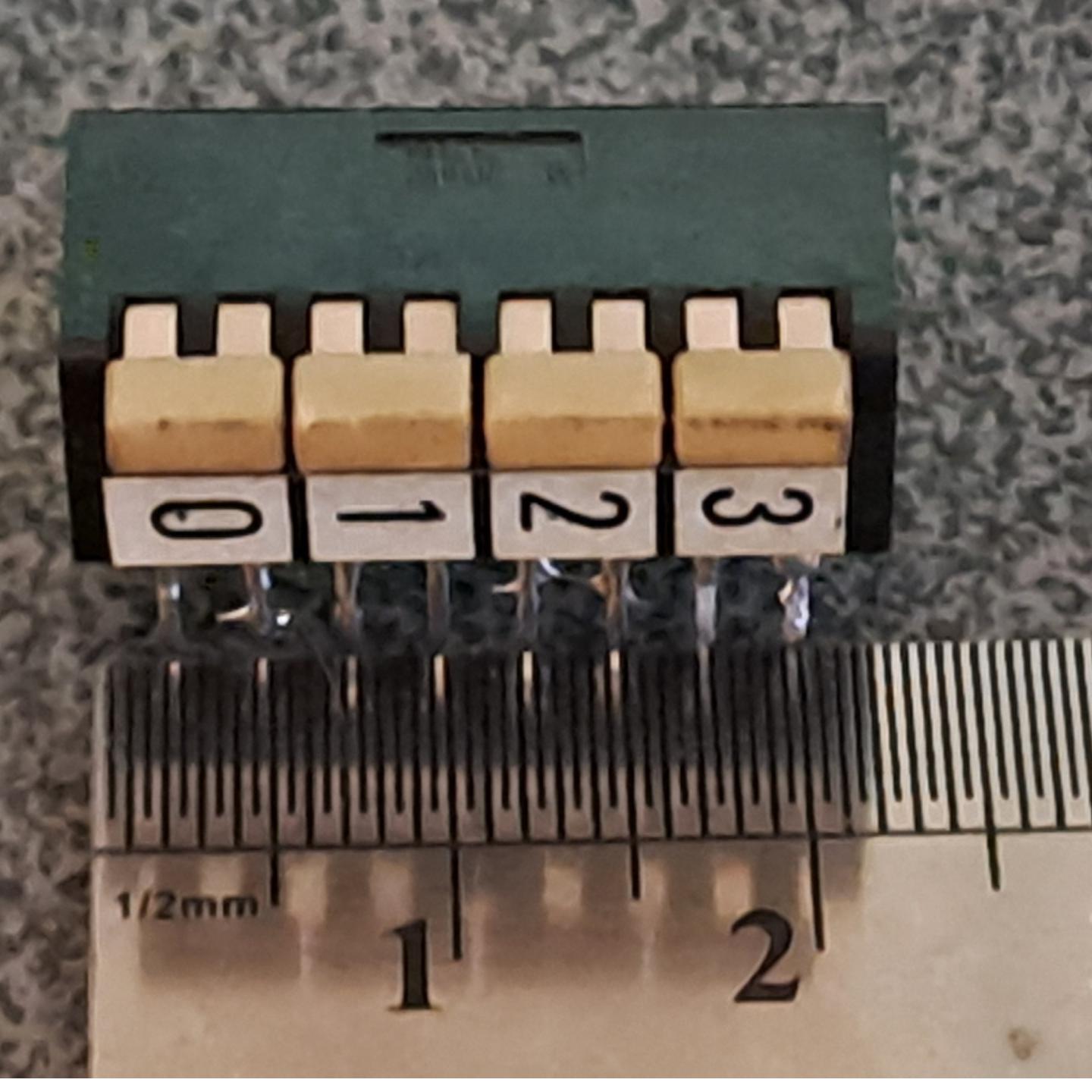 دیپ سویچ 4 پین MKK ژاپن دوبل رایت