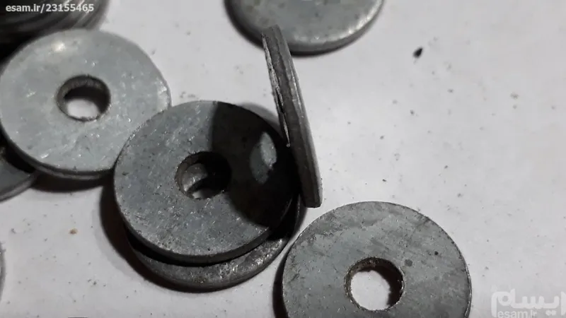 واشر تخت داخل 3mm خارج 12mm قطر 1.5mm قیمت 40عدد