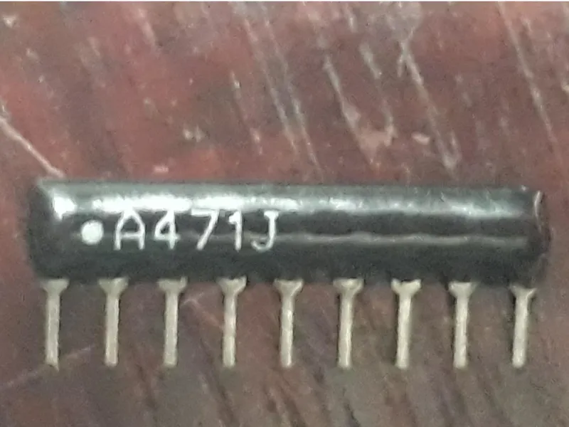 مقاومت ARRAY اری 470 اهم 9پین قیمت برای 6عدد