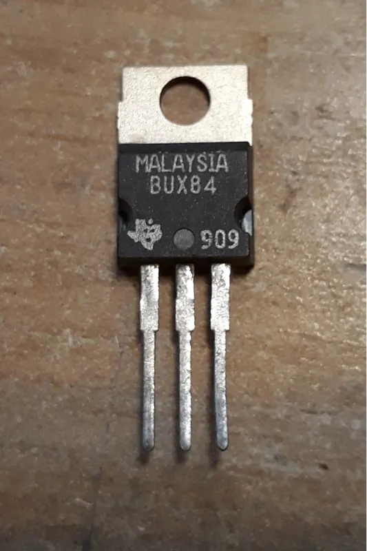 ترانزیستور قدرت BUX84 قدیمی اصل NPN 400V,2A,40W