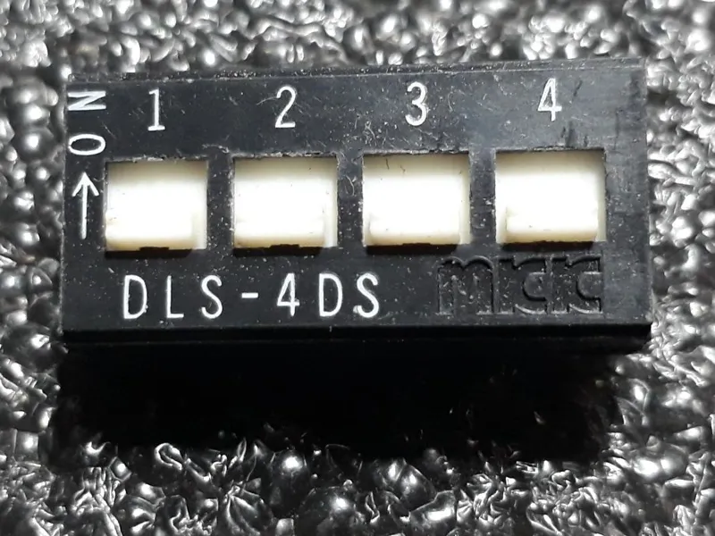 کلید دیپ سویچ 4 کلید دوبل 16 پین ژاپن