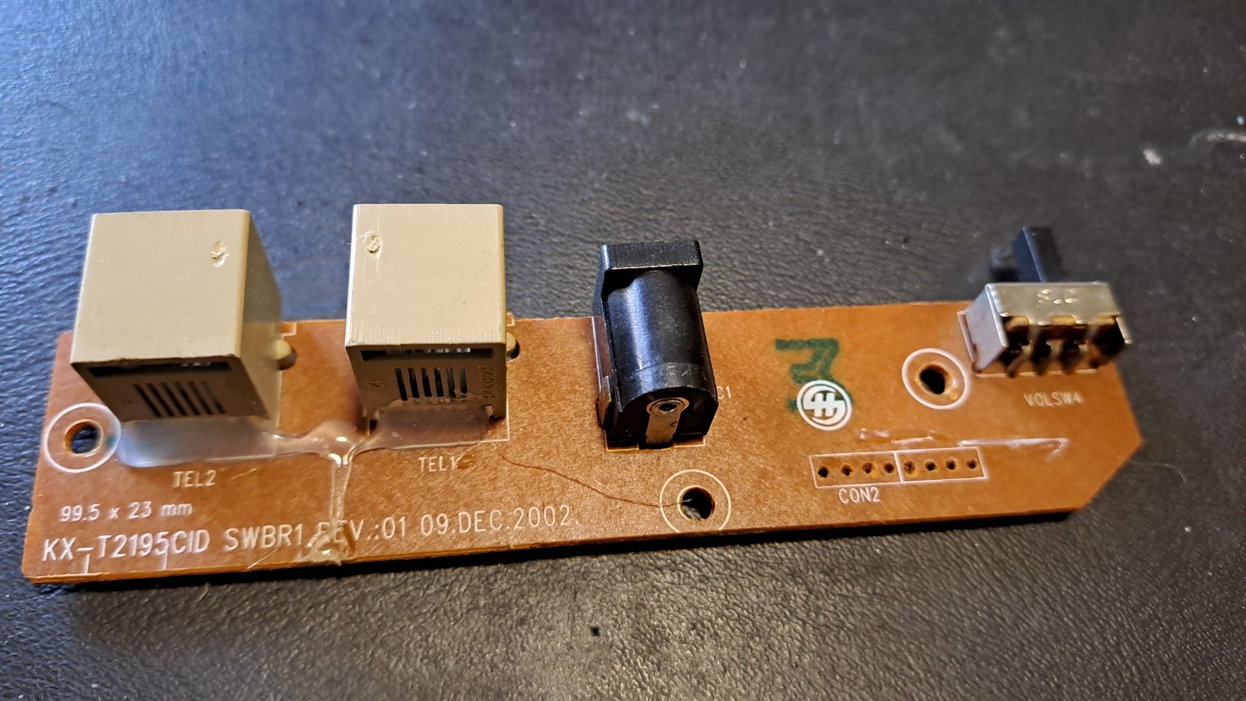 برد سوکت تلفن پاناسونیک