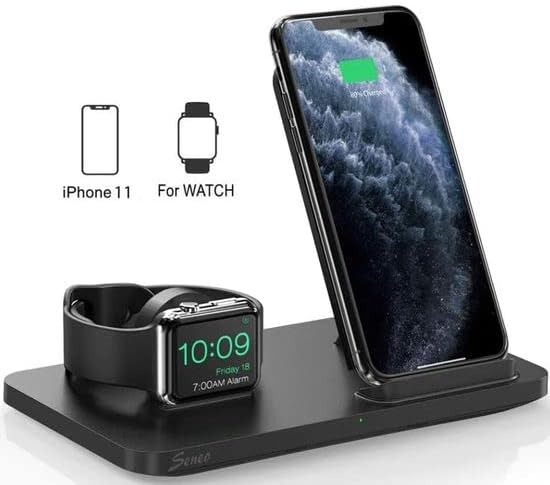 شارژر بی سیم Seneo 2 in 1 Wireless Charger