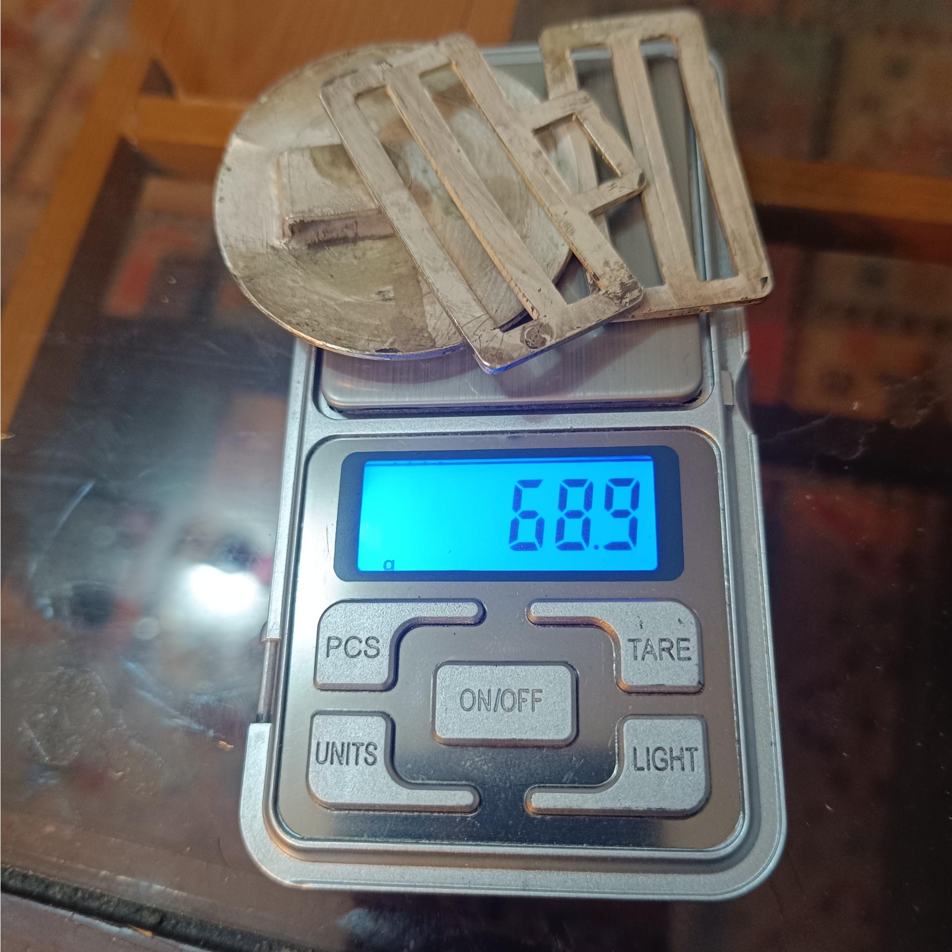 سگک کمربند شیروخورشید نقره