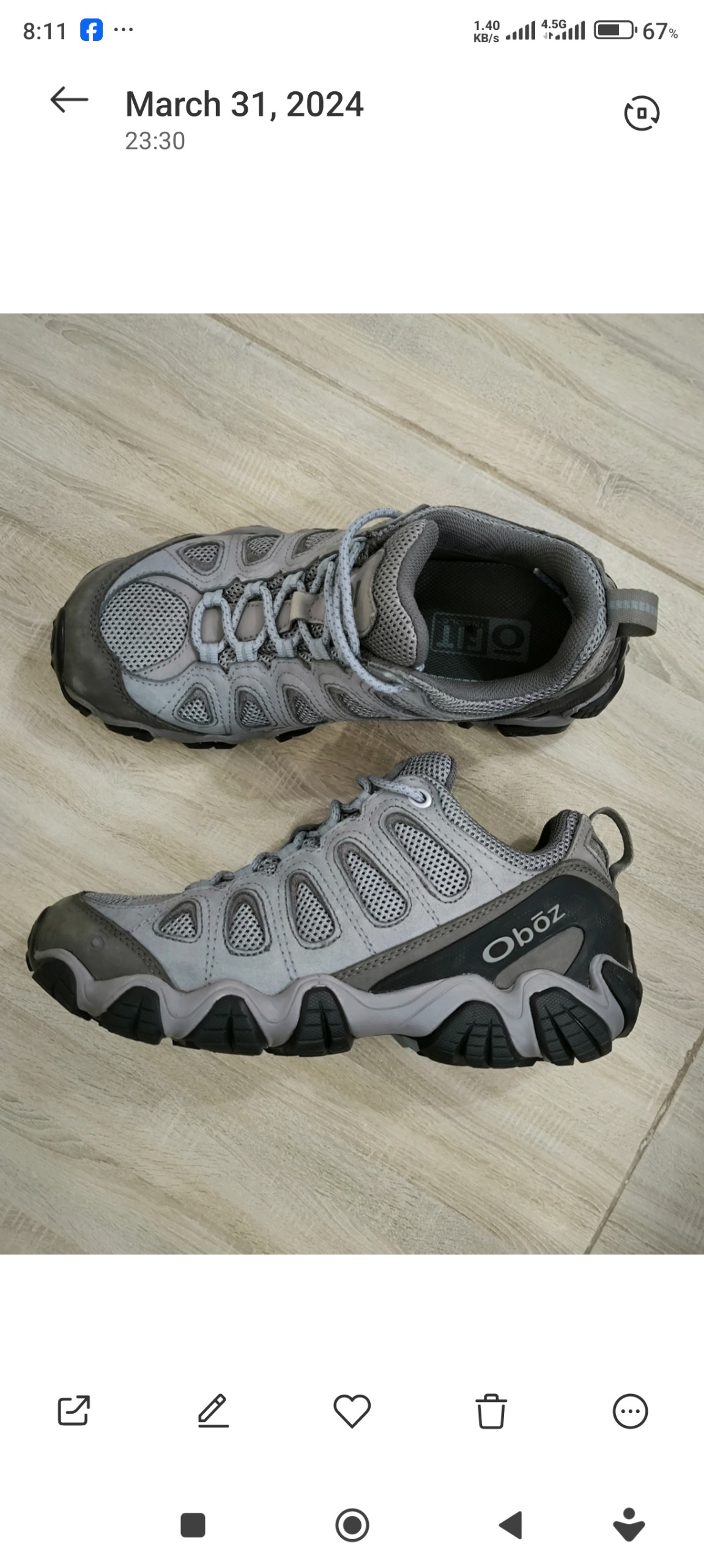 کتونی اورجینال اُبوز آمریکایی