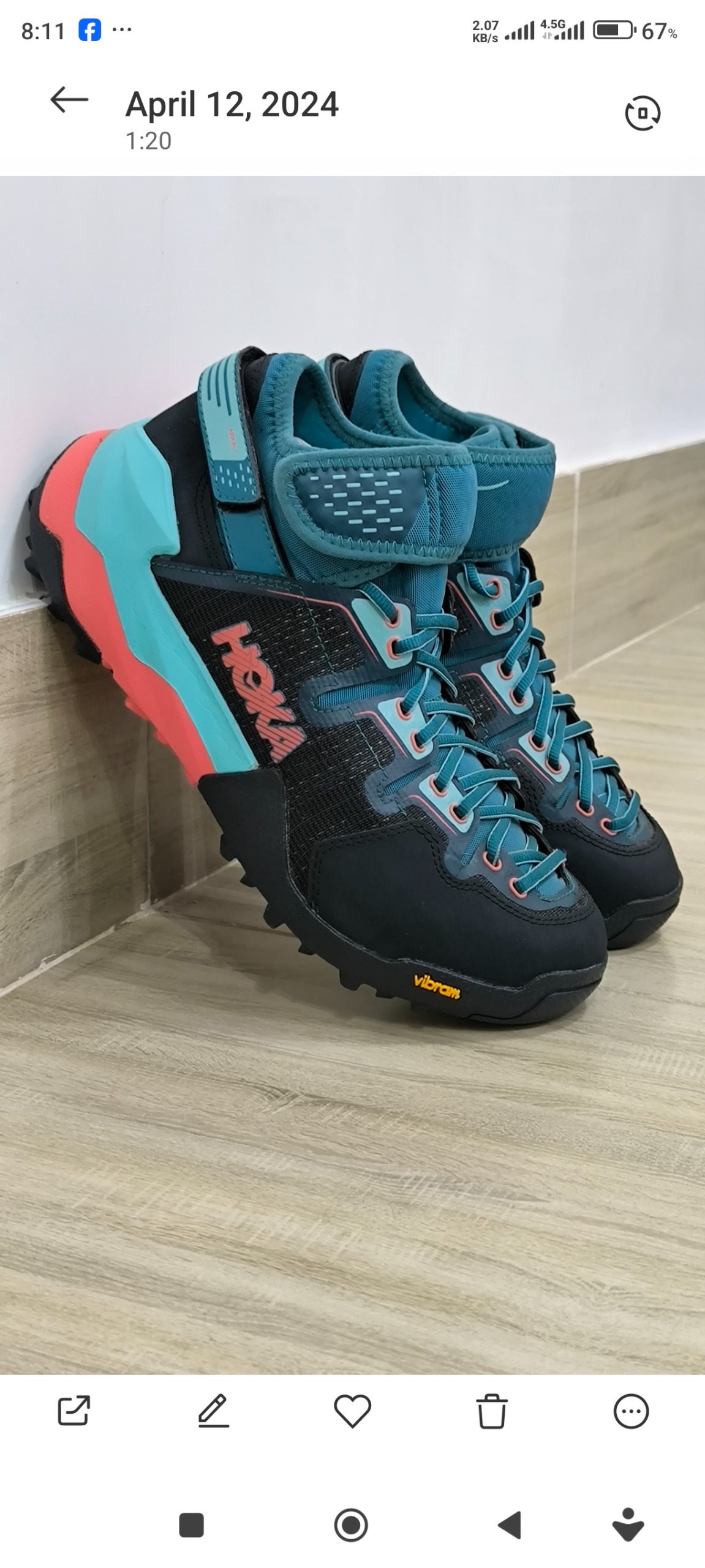 نیم بوت کوهنوردی و تریل هوکا