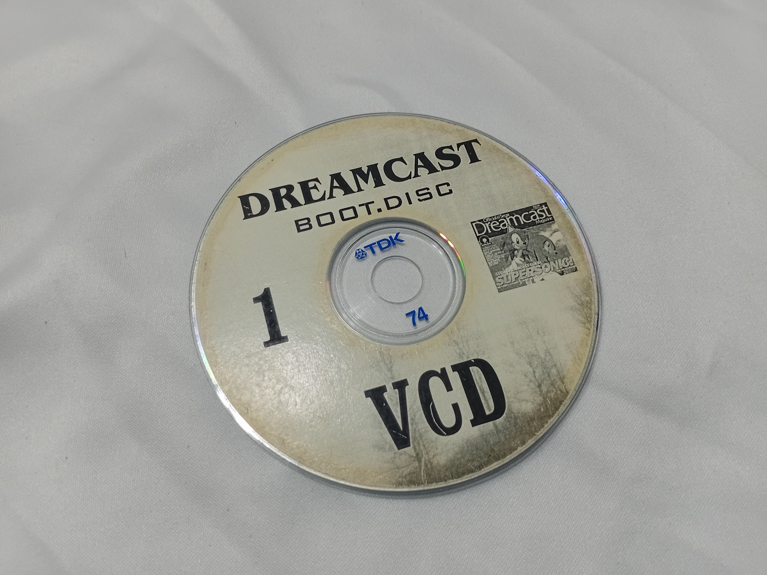 دیسک بوت VCD پلیر سگا دریمکست کپی قدیمی