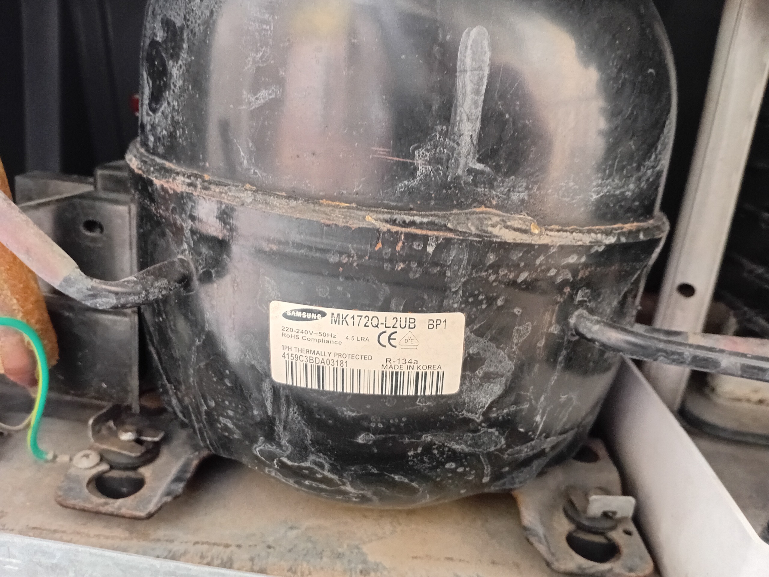 موتور اصلی کمپرسور یخچال فریزر سامسونگ