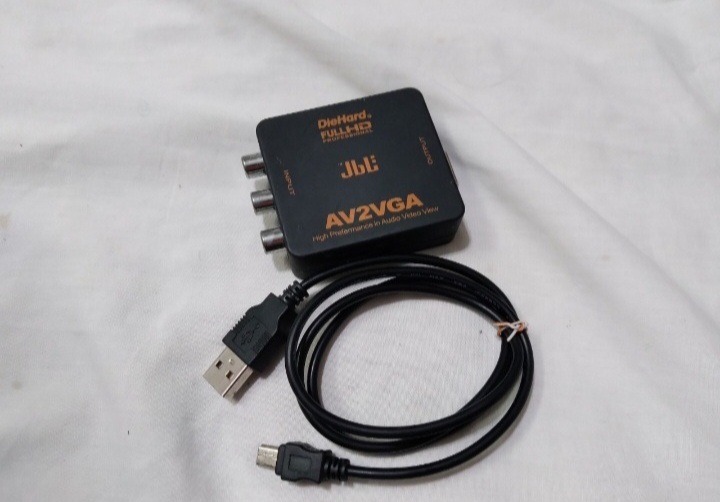 تبدیل مبدل AV به VGA با کابل