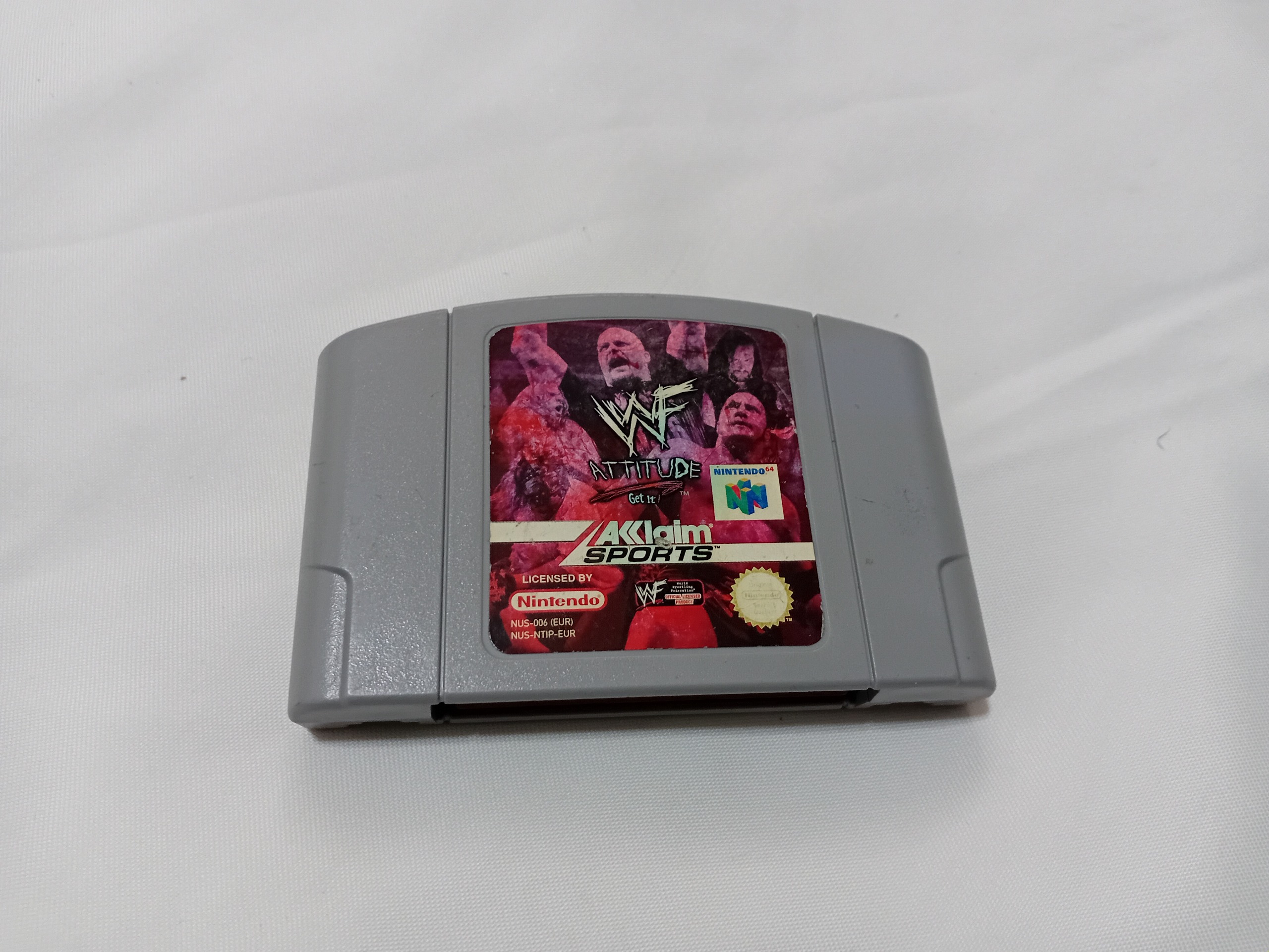 بازی کشتی کج نینتندو 64 کمیاب اورجینال . ورژن پال