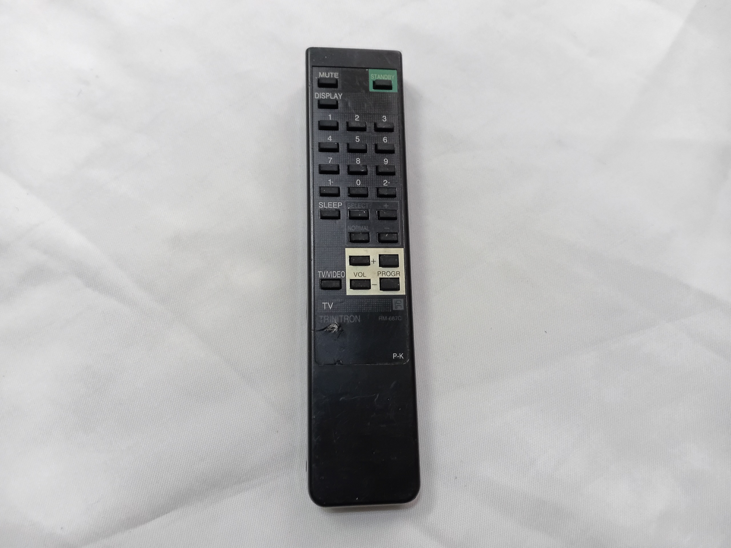 کنترل تلویزیون قدیمی ترتیون RM-687C