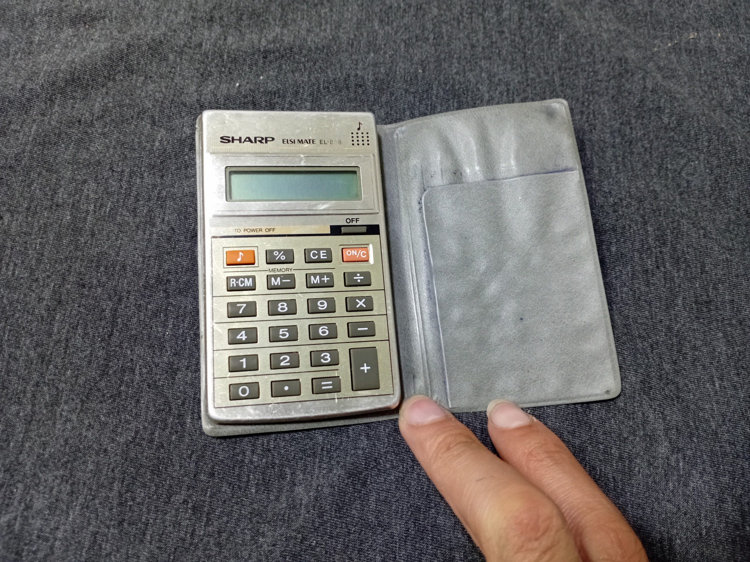 ماشین حساب جیبی شارپ خاموش دکوری تست نشده