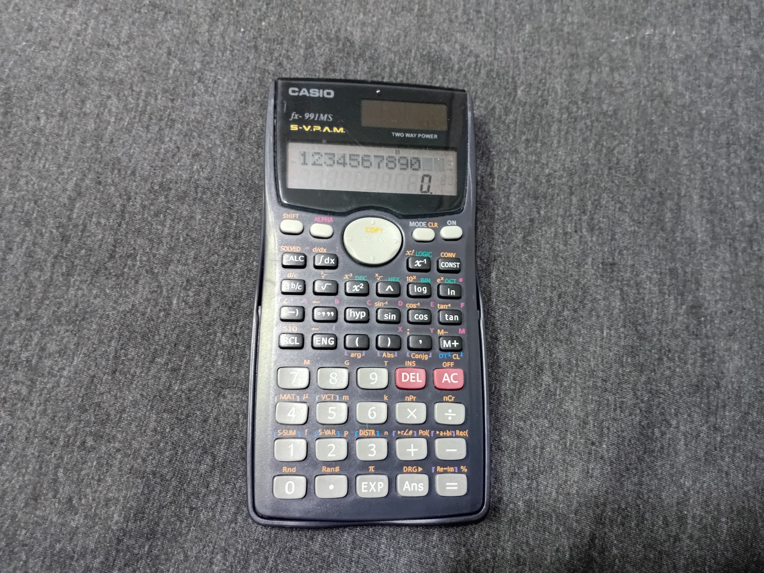 ماشین حساب مهندسی کاسیو fx-991MS بدون ضمانت