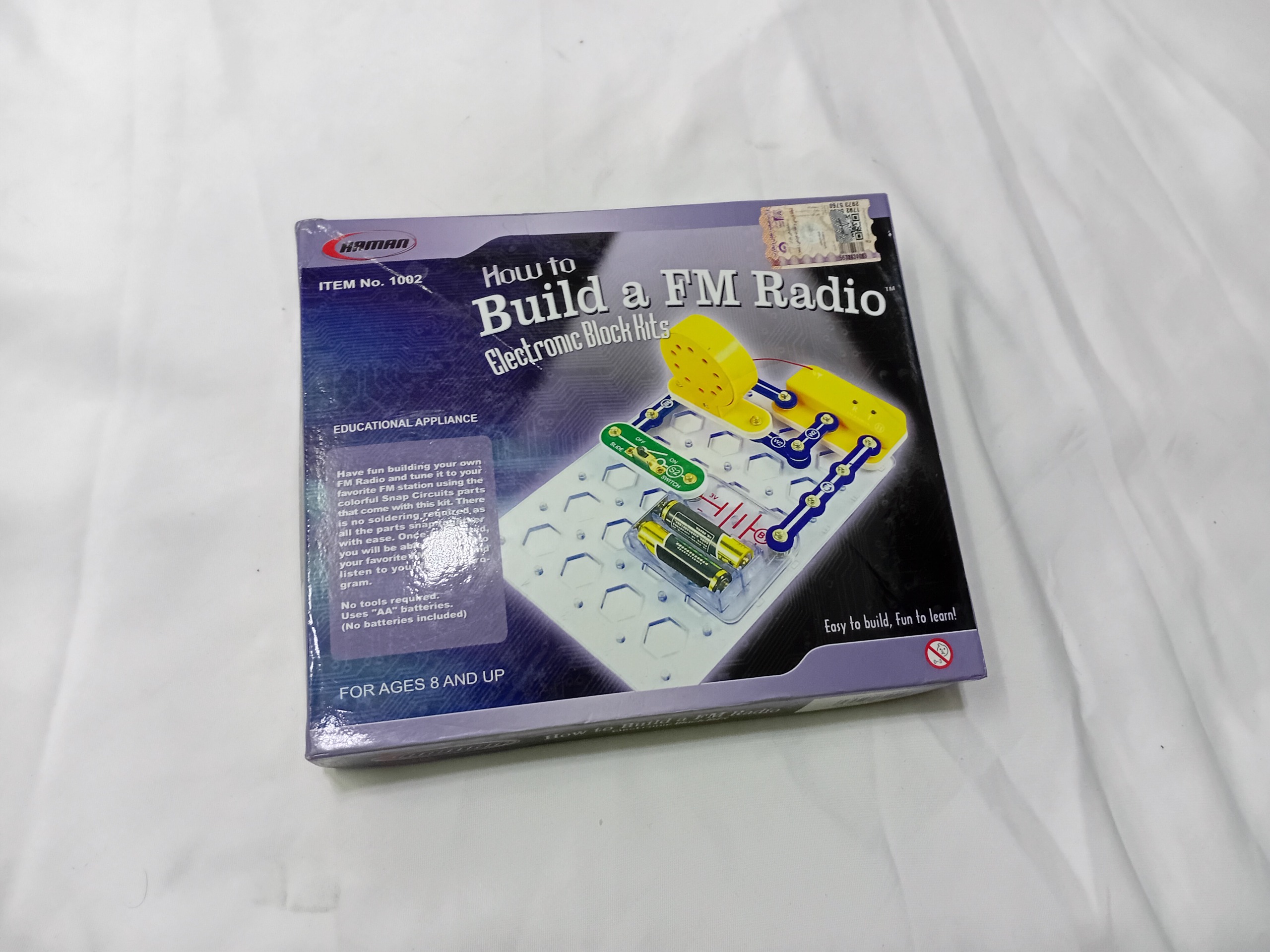 کیت آموزش الکترونیکی یک قطعه کم دارد