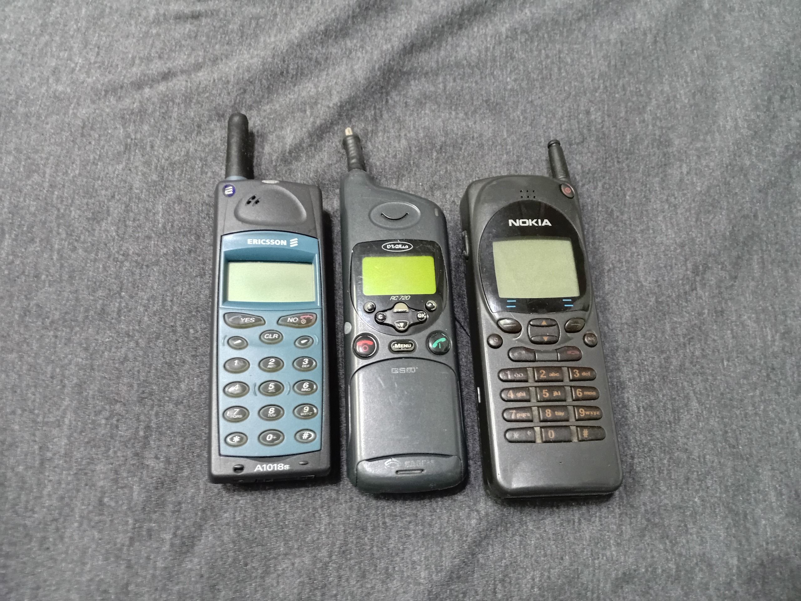 3 عدد گوشی آنتنی کلکسیونی نوکیا،صاایران،اریکسون