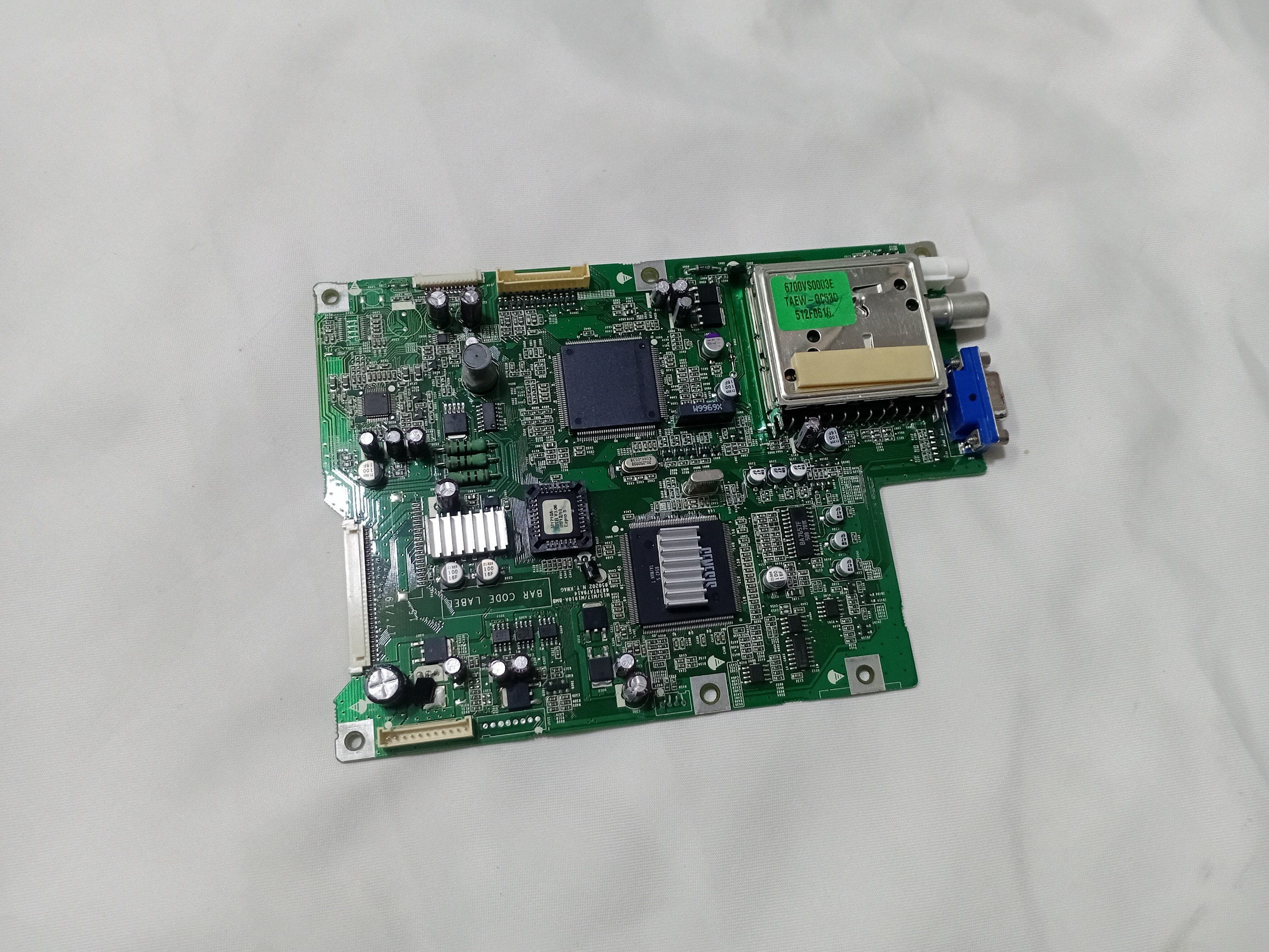 برد الکترونیکی مانیتور TV تست نشده