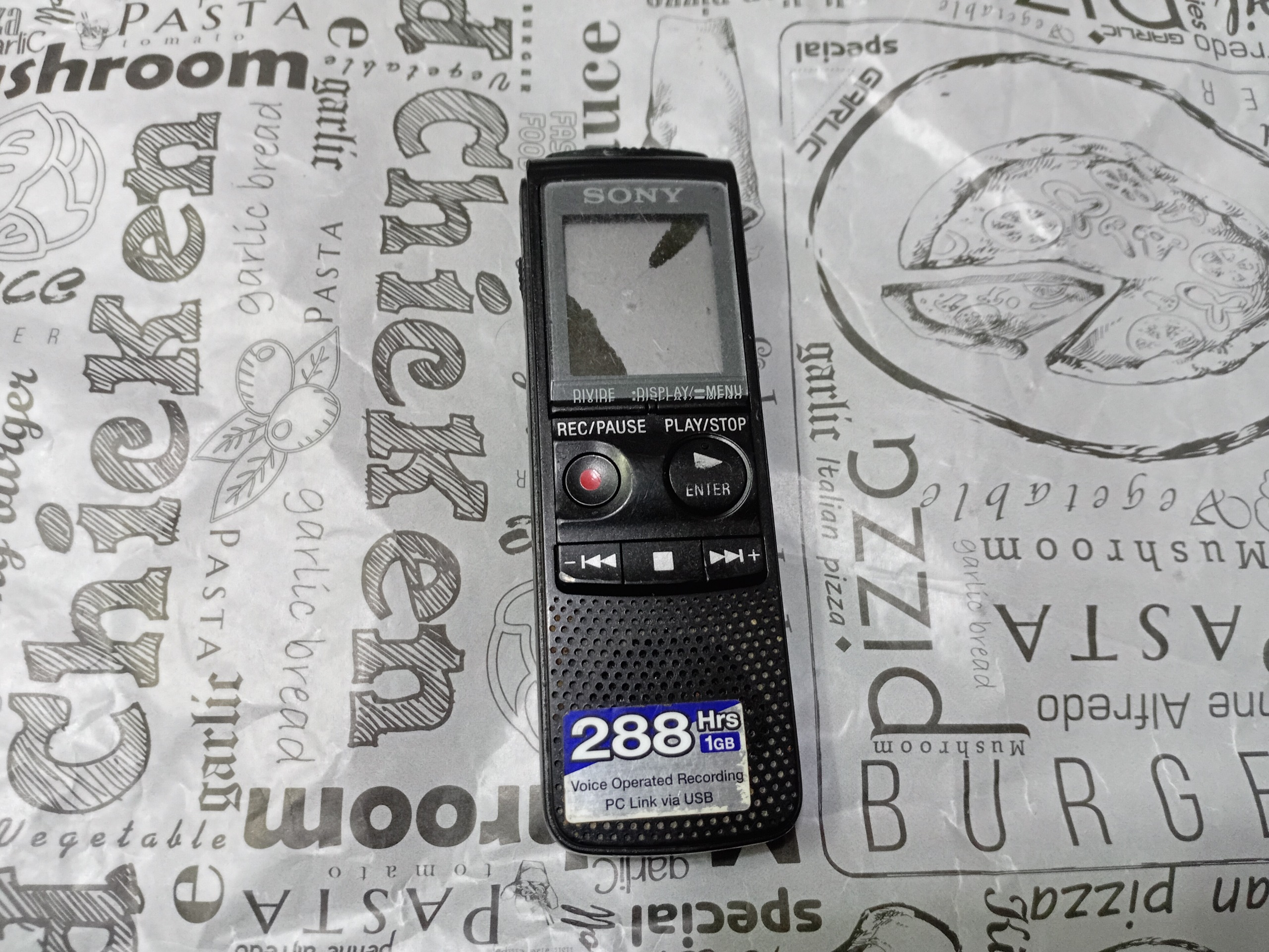 رکوردر اصل سونی خاموش شکسته بدون ضمانت