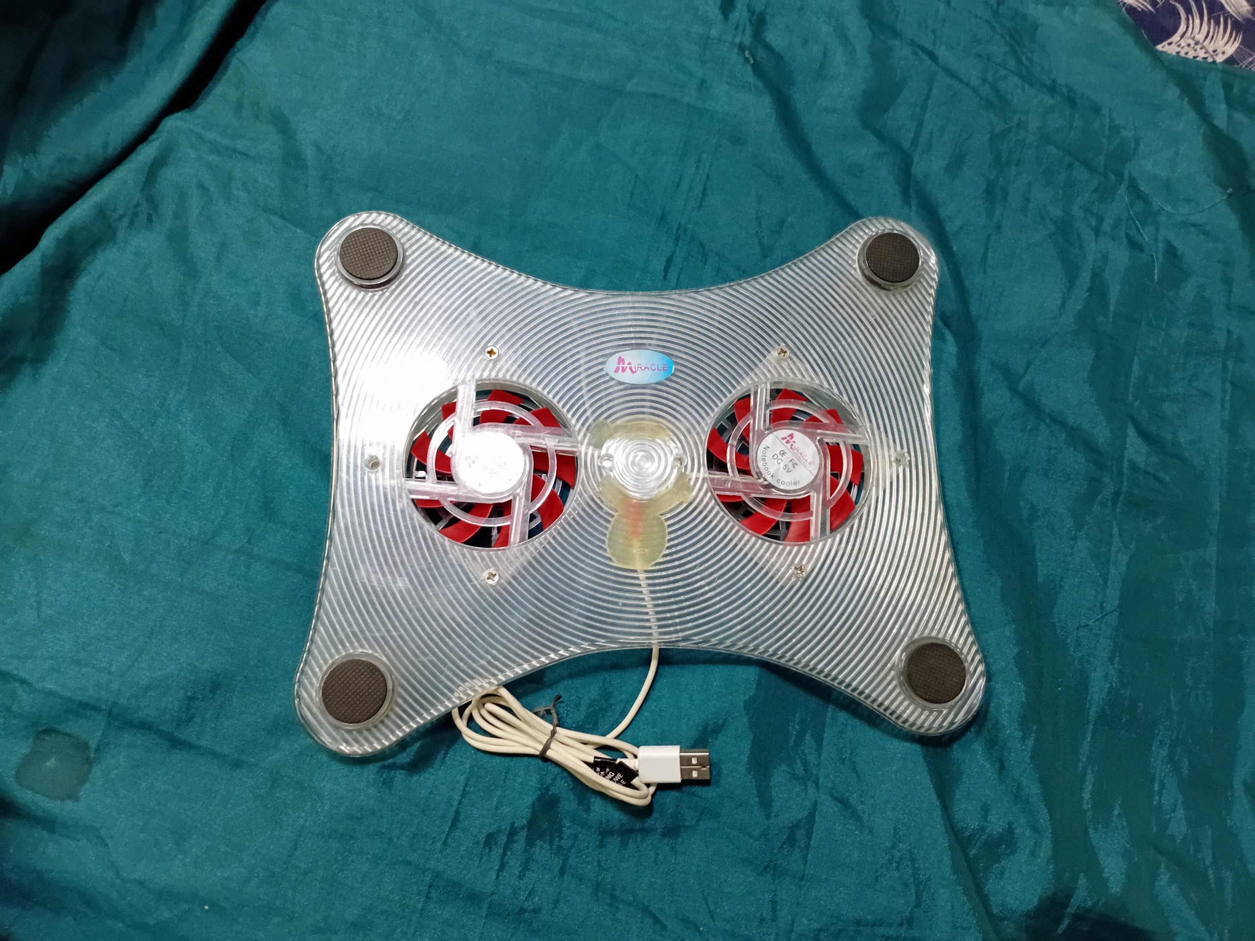 پایه فن لپ تاپ با دو فن پر سرعت