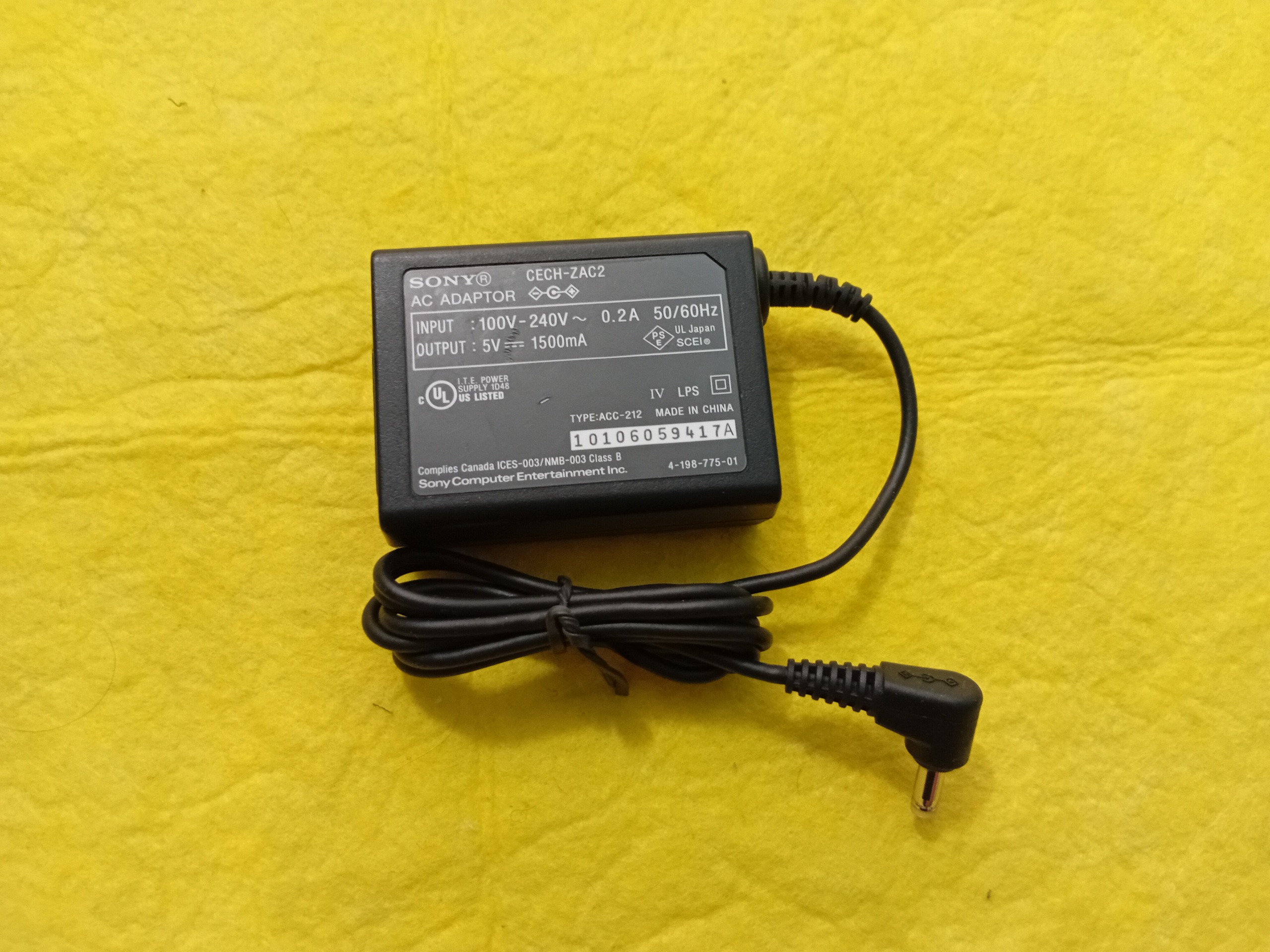 شارژر اصلی فابریک سونی پی اس پی PSP
