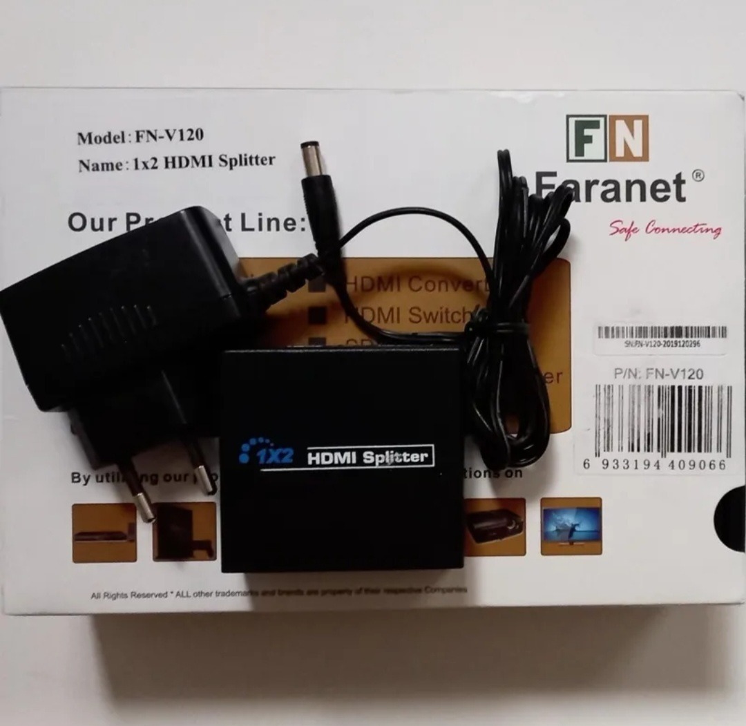 اسپلیتر 1 به 2 فرانت 4K Faranet با کیفیت ترین برند