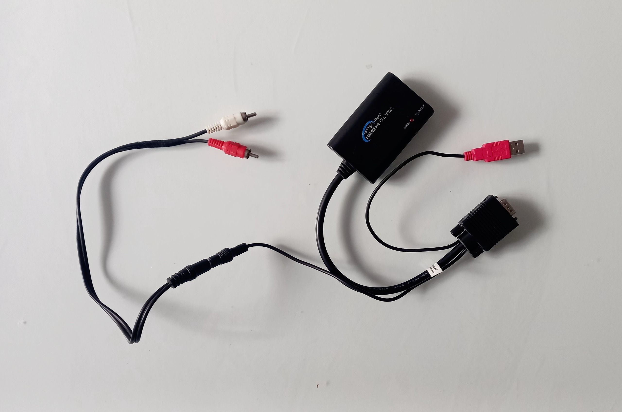 تبدیل VGA به HDMI خروجی صوت AV برند فرانت Faranet