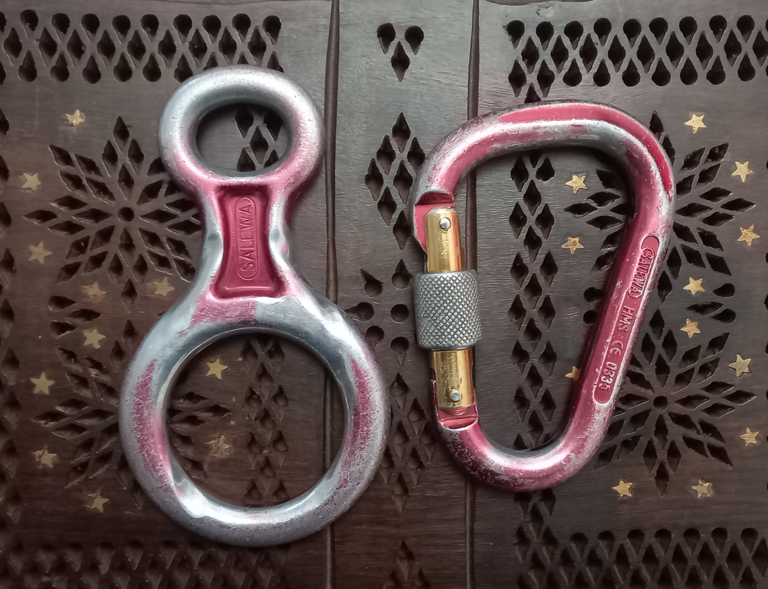 کارابین پیچ و شکل هشت فرود سنگنوردی Salewa آلمان