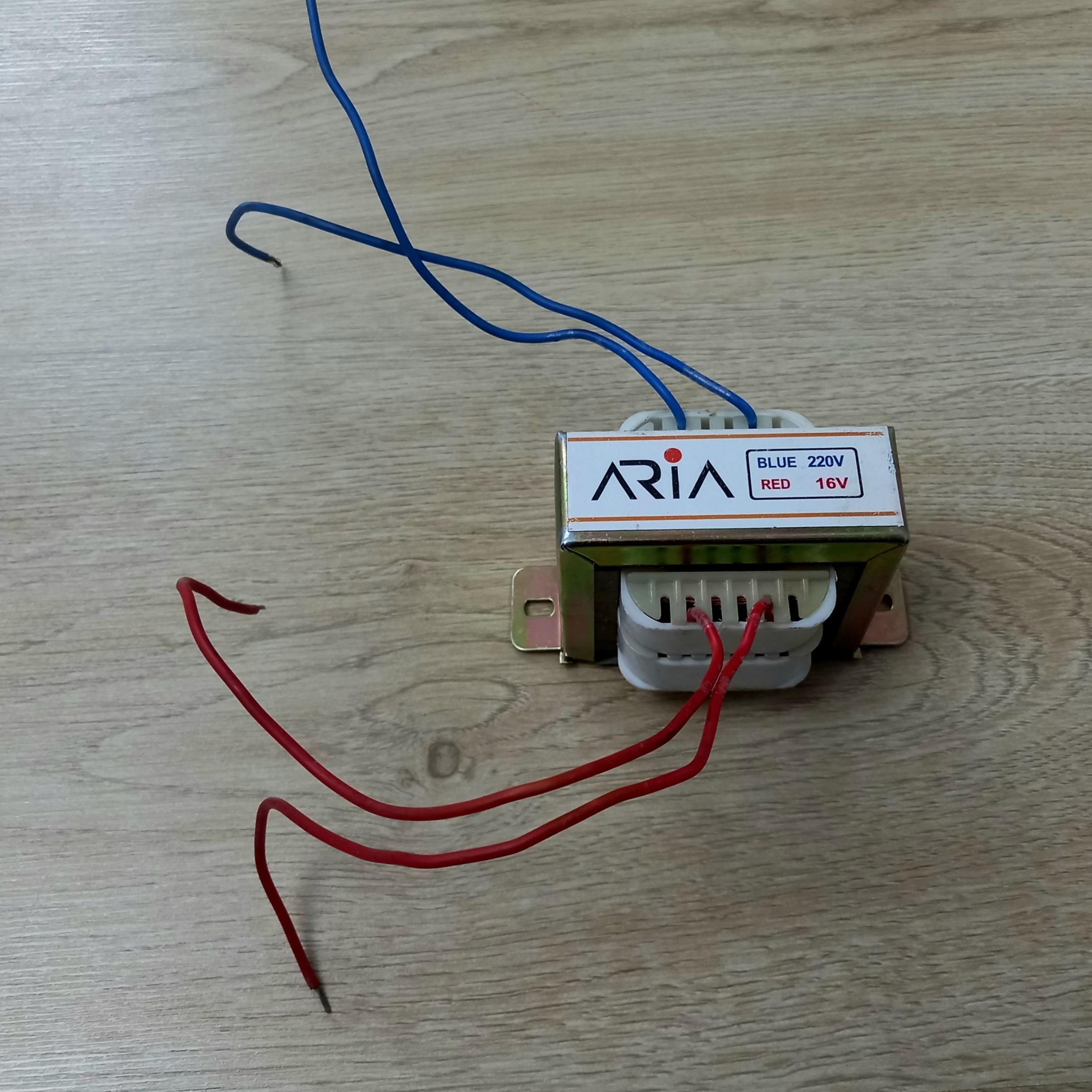 ترانس AC برق 220 به 16 ولت جنس درجه یک آریا دژ