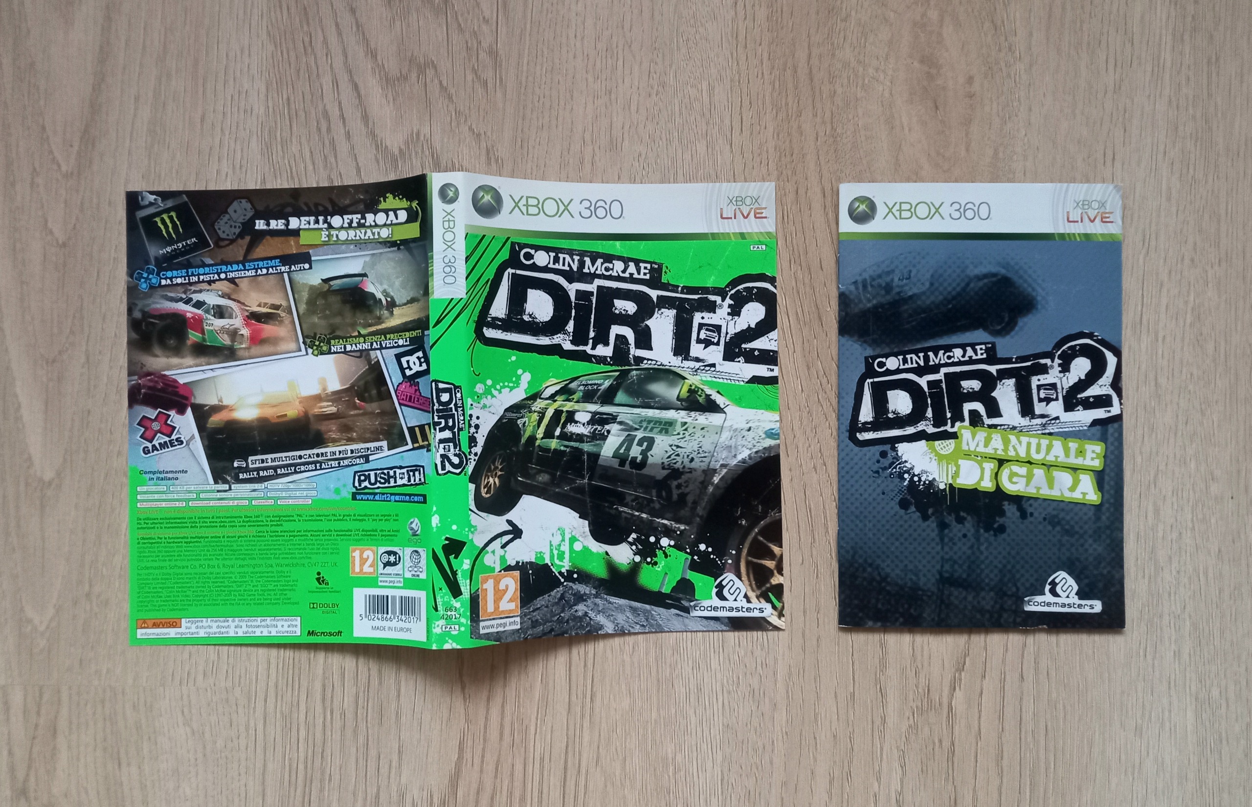 کاور و دفترچه ارجینال dirt 2 کلکسیونی و ناب