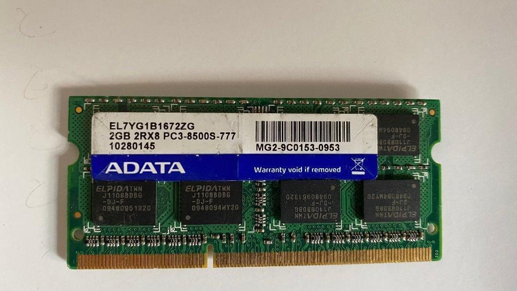 رم لپ تاپ 2 گیگ DDR3