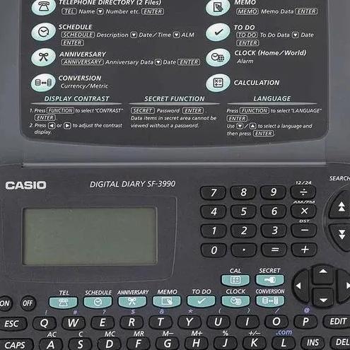 ماشین حساب و ارگانایزر کاسیو مدل SF-3990