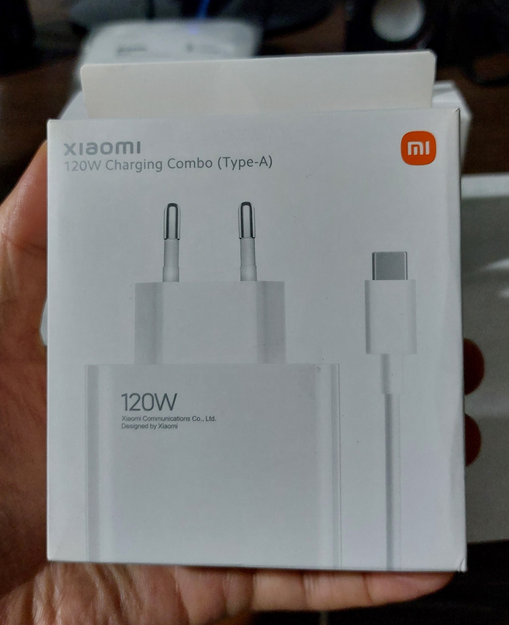شارژر100%اصلی 120وات شیائومیXiaomi MDY-13-EEباکابل