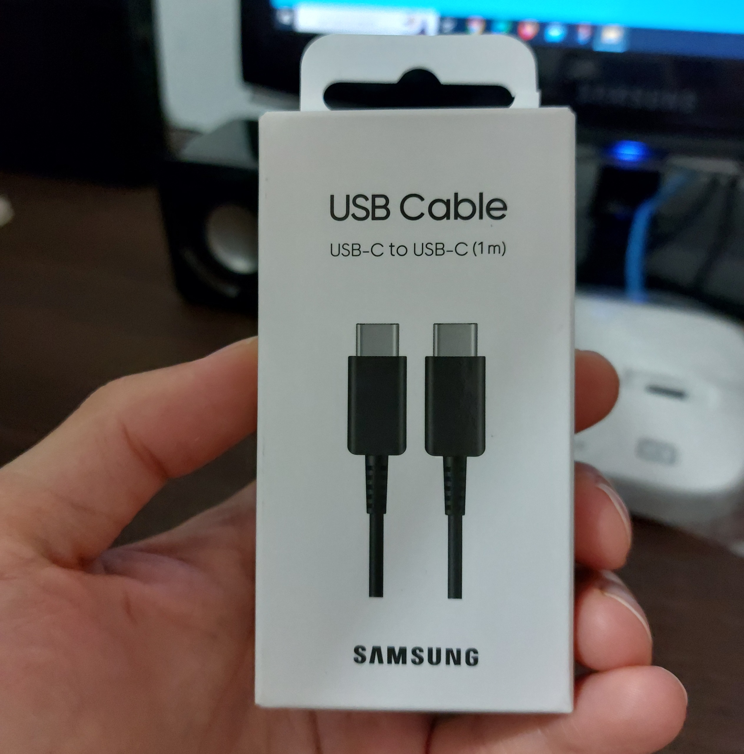 کابل دوسرType Cاصلی سامسونگEP-DA705Bجریان 3 آمپر