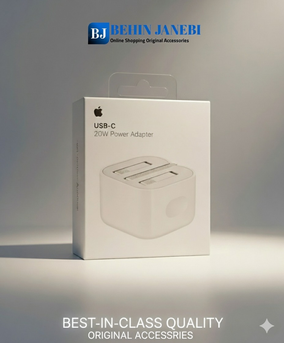 شارژر اصلی اپل مدل Apple A2344 توان 20 وات