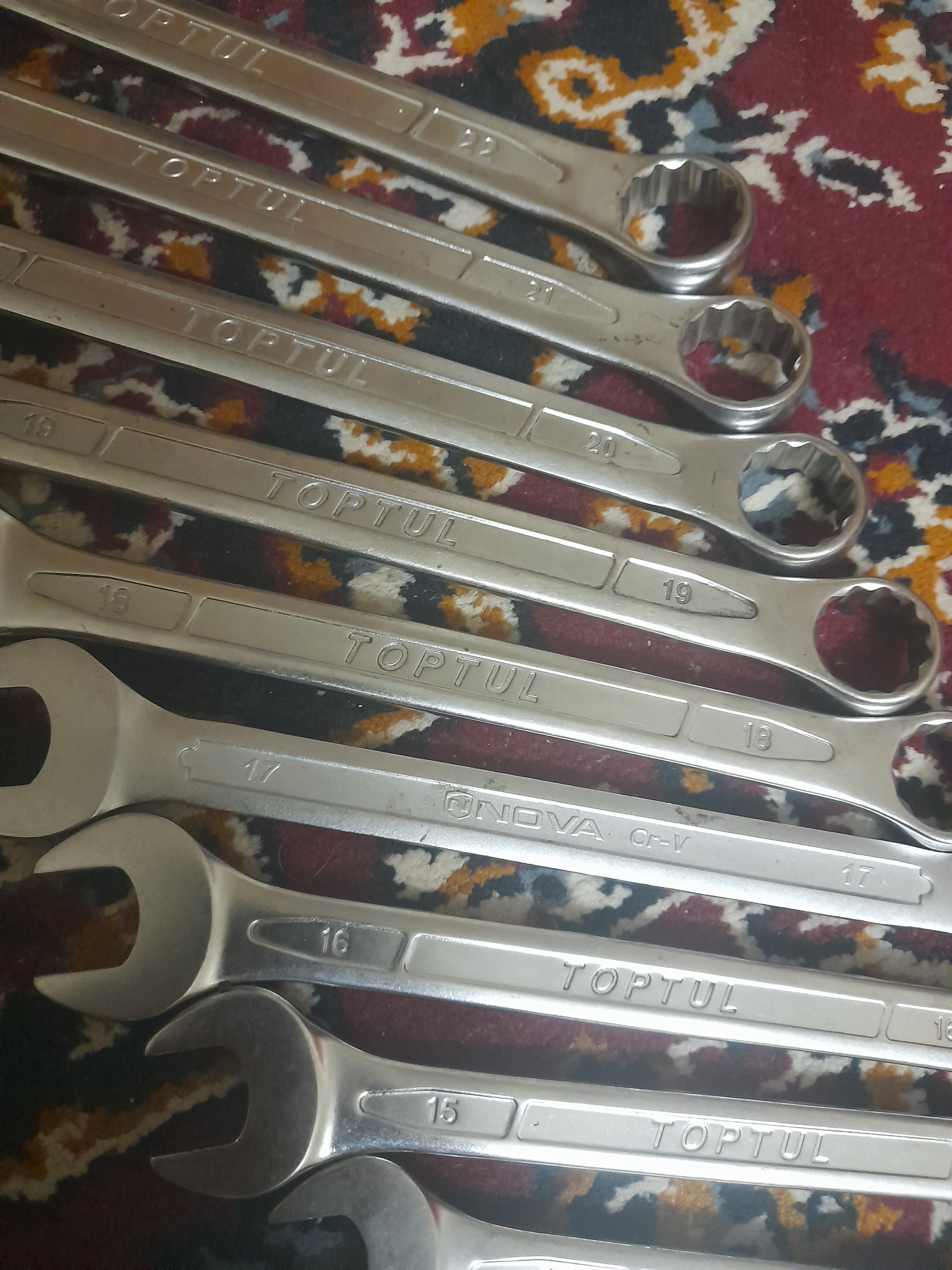 مجموعه  آچار تاپتول  در حد نو